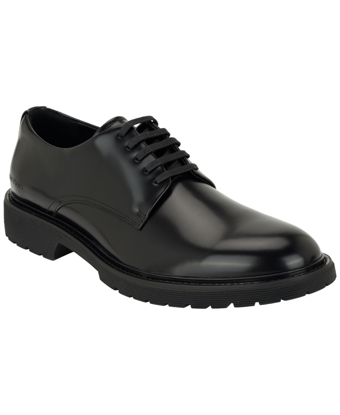 Мужские туфли Calvin Klein Dandin Round-Toe, цвет: Чёрный — фото 1