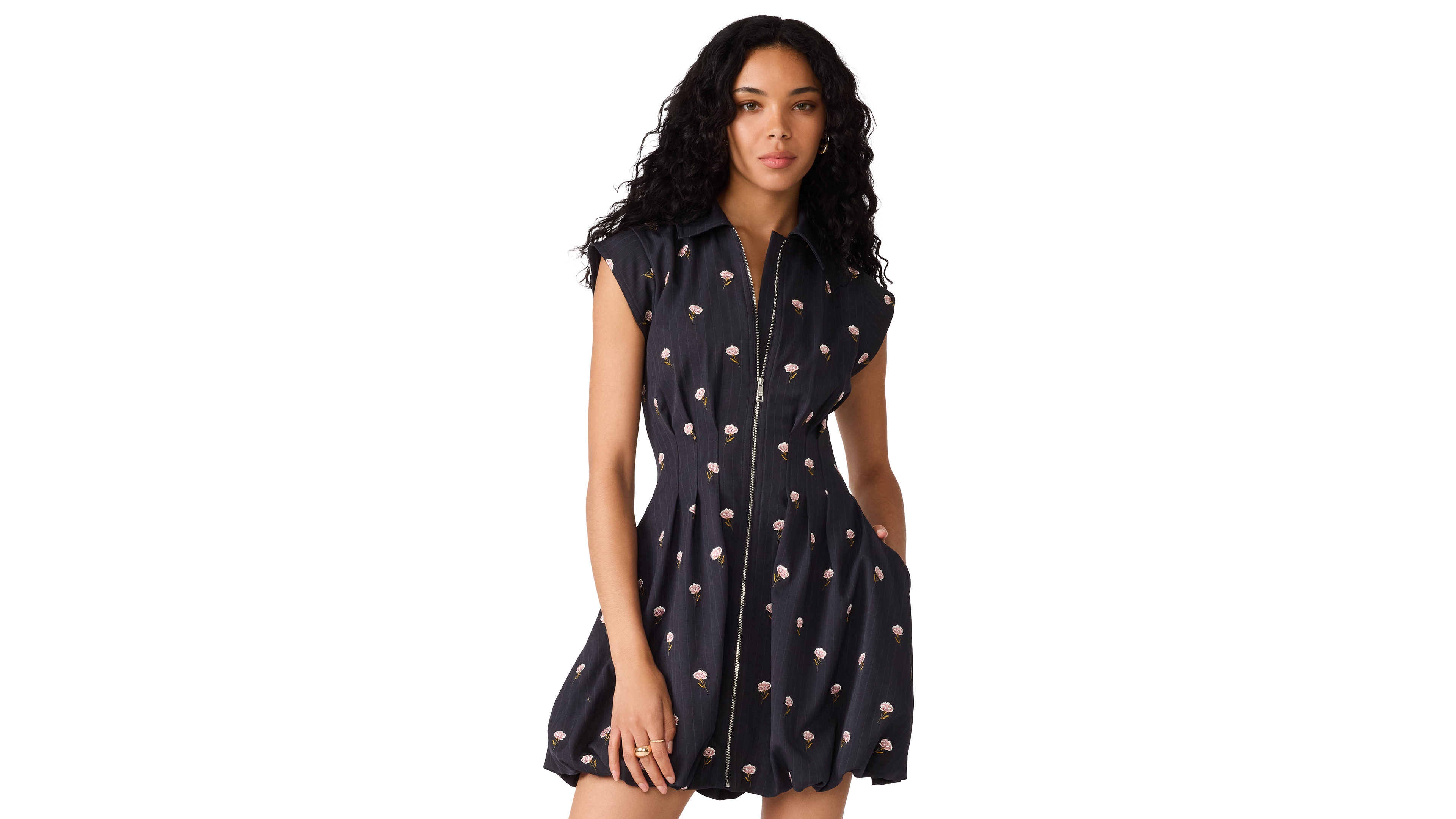 Steve Madden Women's Dyanne Collared Mini Dress