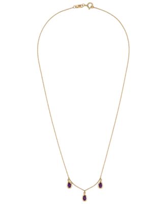 Amethyst (0.60 ct. t.w.) Necklace in 14k Yellow Gold