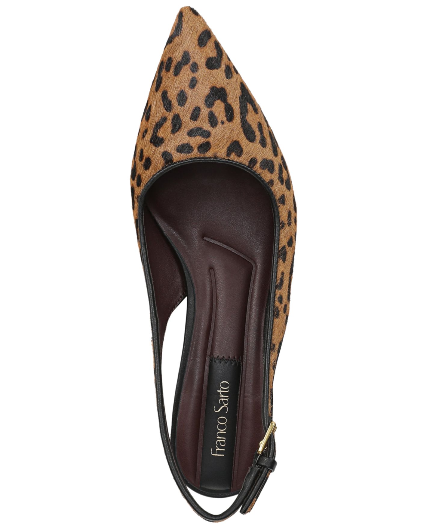 Женские туфли Franco Sarto Racer2 Pointed Toe, цвет: Коричневый леопардовый — фото 4