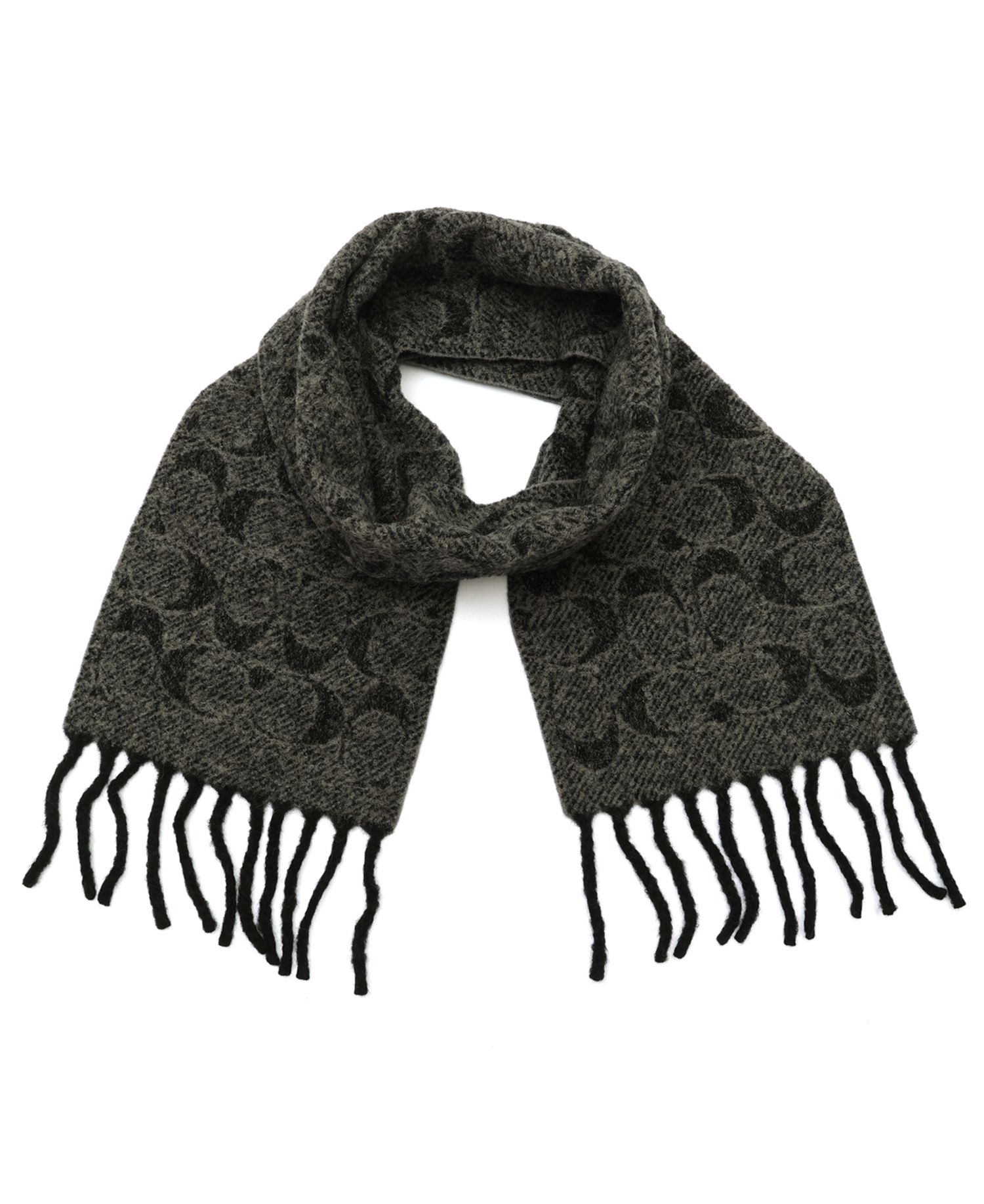Signature-C Boucle Twill Muffler Scarf