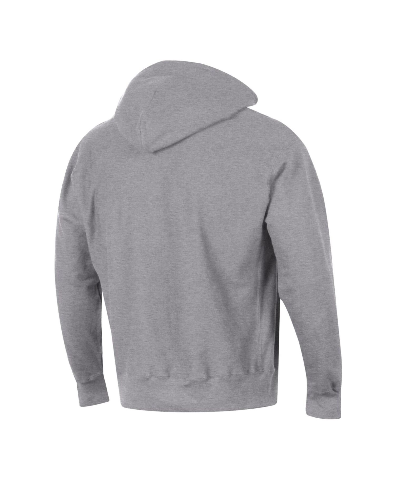 Men's Heather Gray Indiana Hoosiers Established Reverse Weave Hoodie