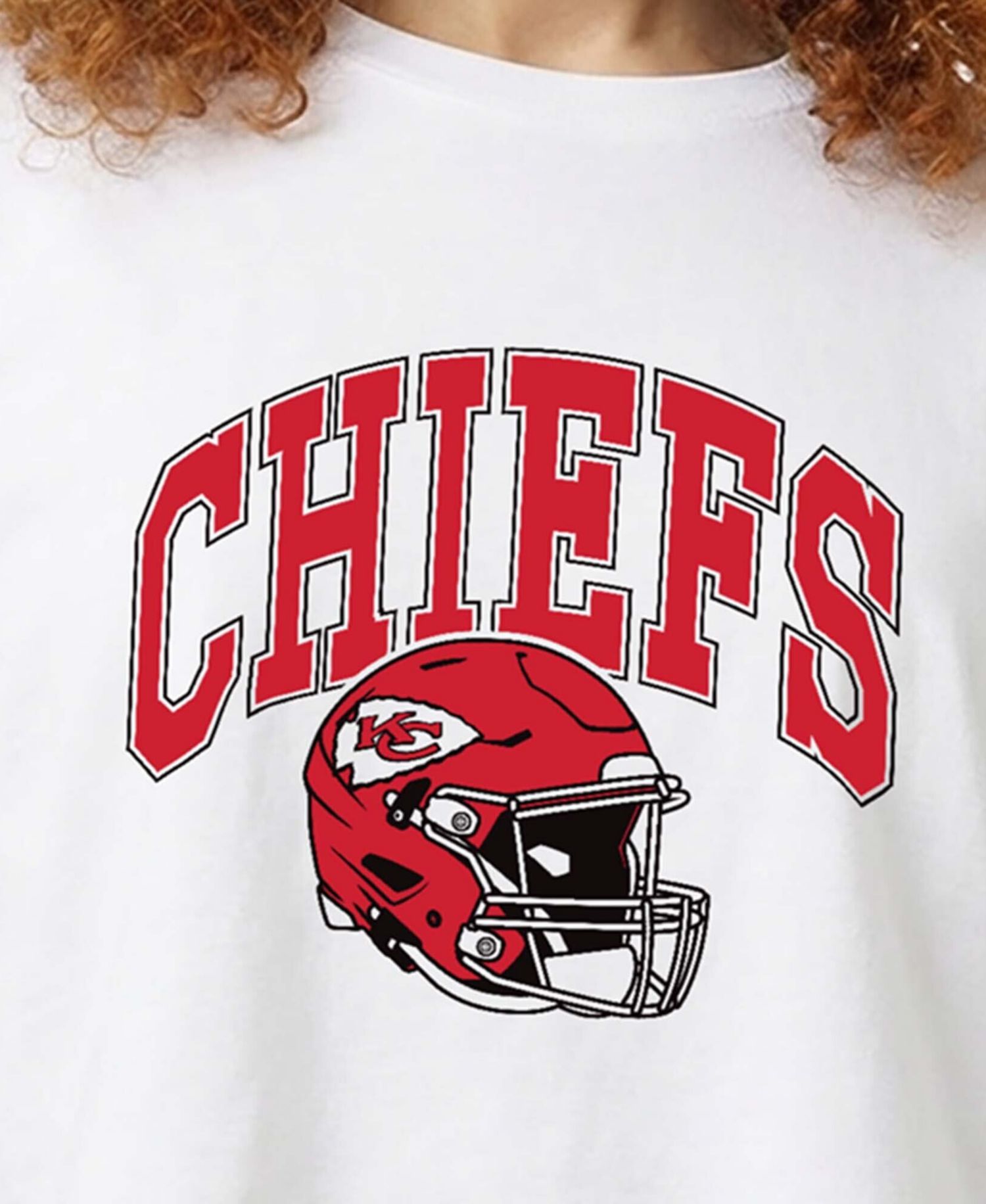 Women's Kansas City Chiefs Cropped Graphic T-Shirt