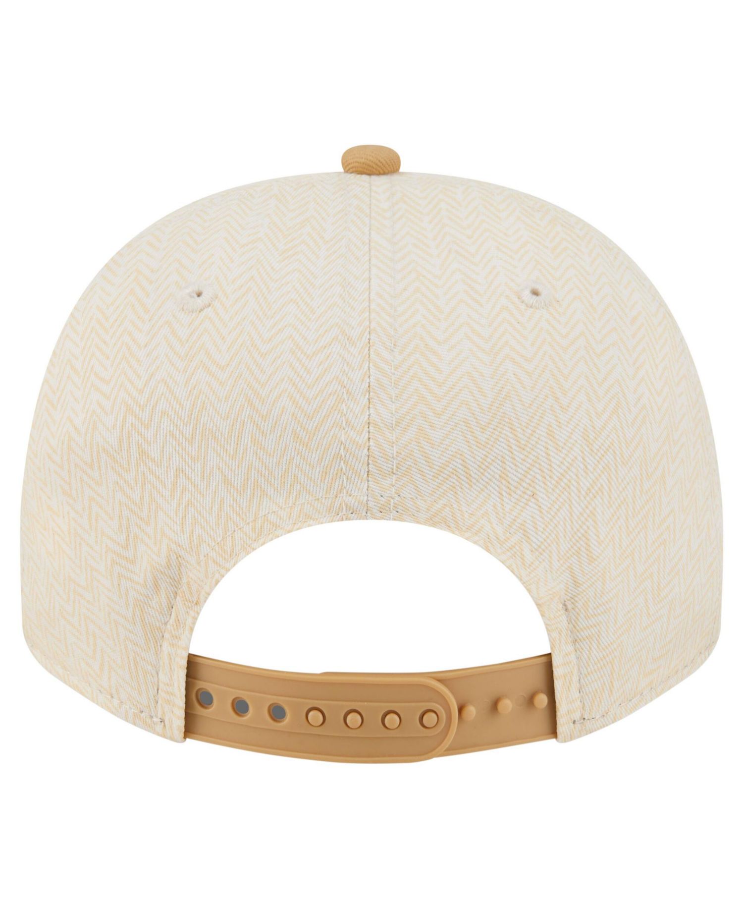 Men's Cream Los Angeles Angels Herringbone 9FIFTY A-Frame Snapback Hat
