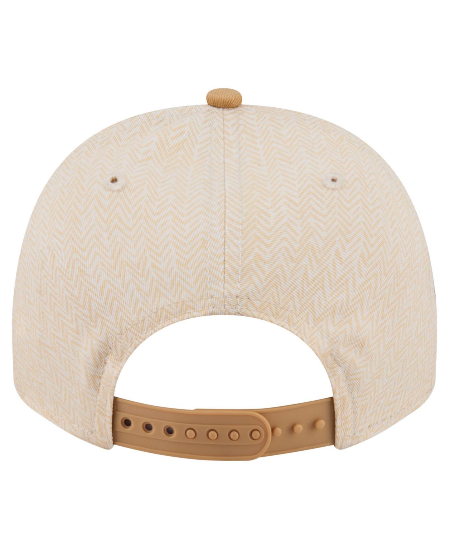 Мужская кепка New Era Cream Chicago Cubs Herringbone 9FIFTY A-Frame Snapback Hat — фото 3
