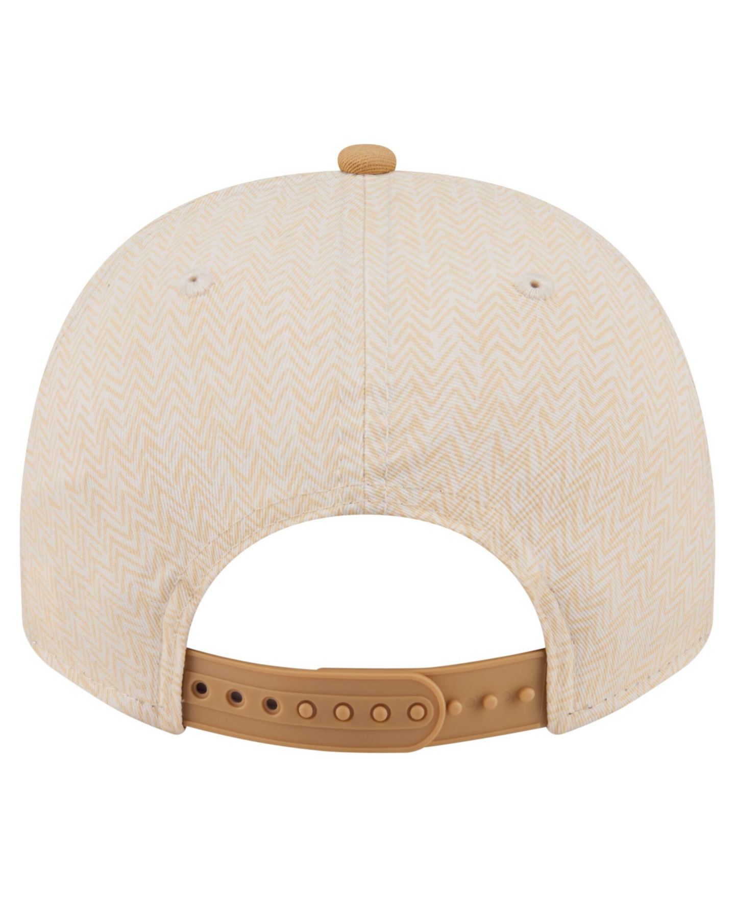 Мужская кепка New Era Cream Pittsburgh Pirates Herringbone 9FIFTY A-Frame Snapback Hat — фото 3