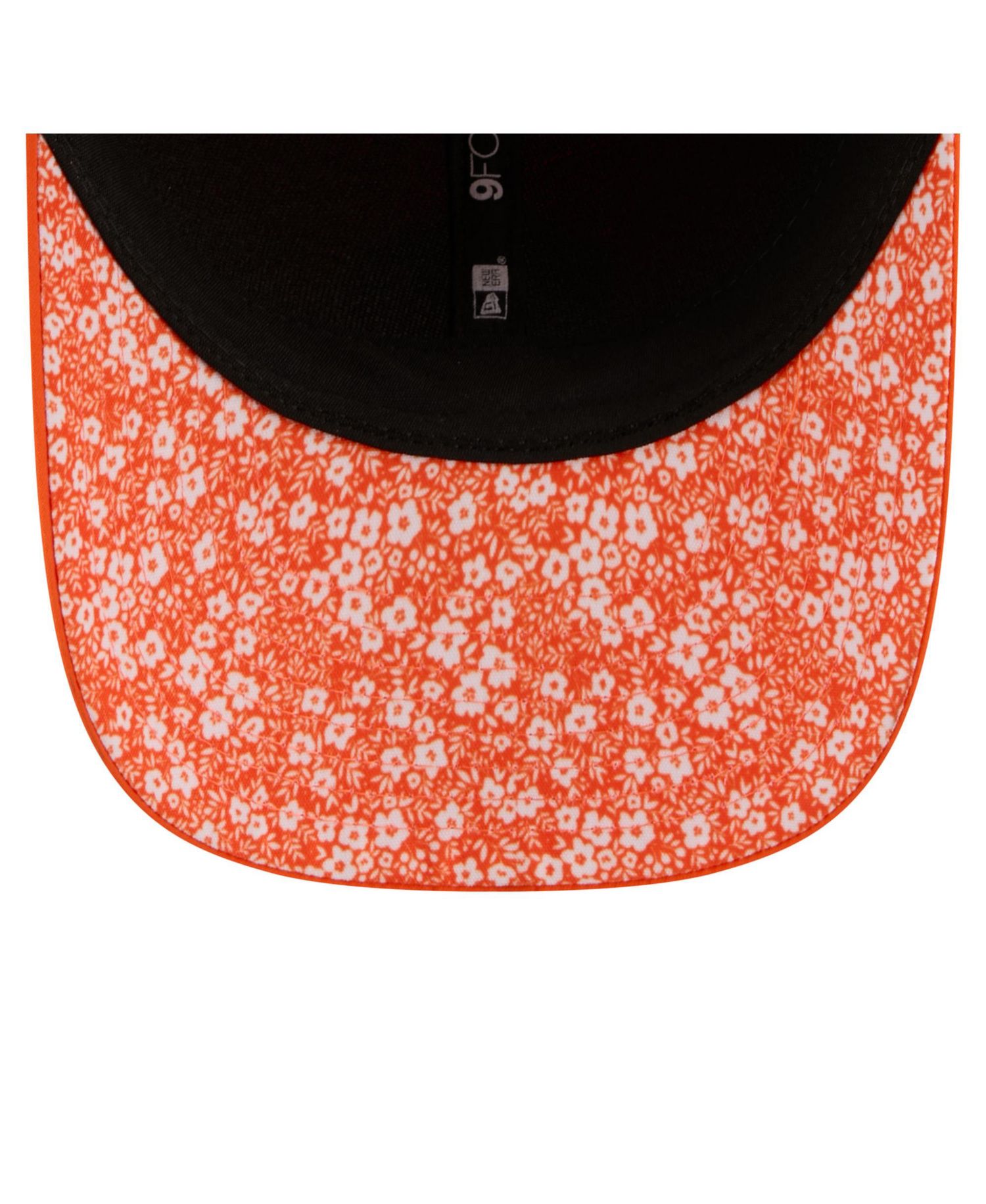 Men's Orange Denver Broncos Floral 9FORTY M-Crown Trucker Adjustable Hat