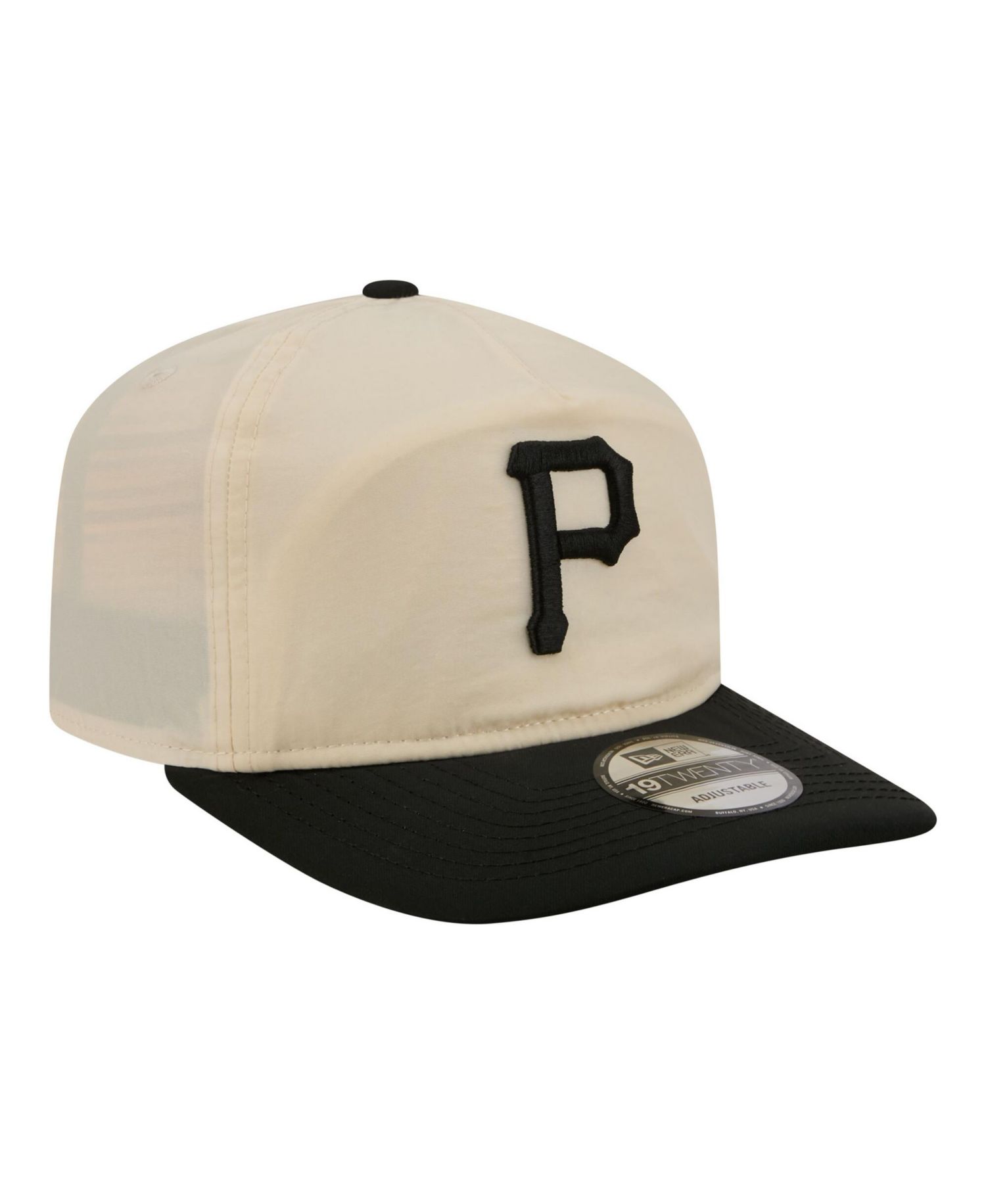 Men's Cream/Black Pittsburgh Pirates Everyday 19TWENTY Adjustable Hat