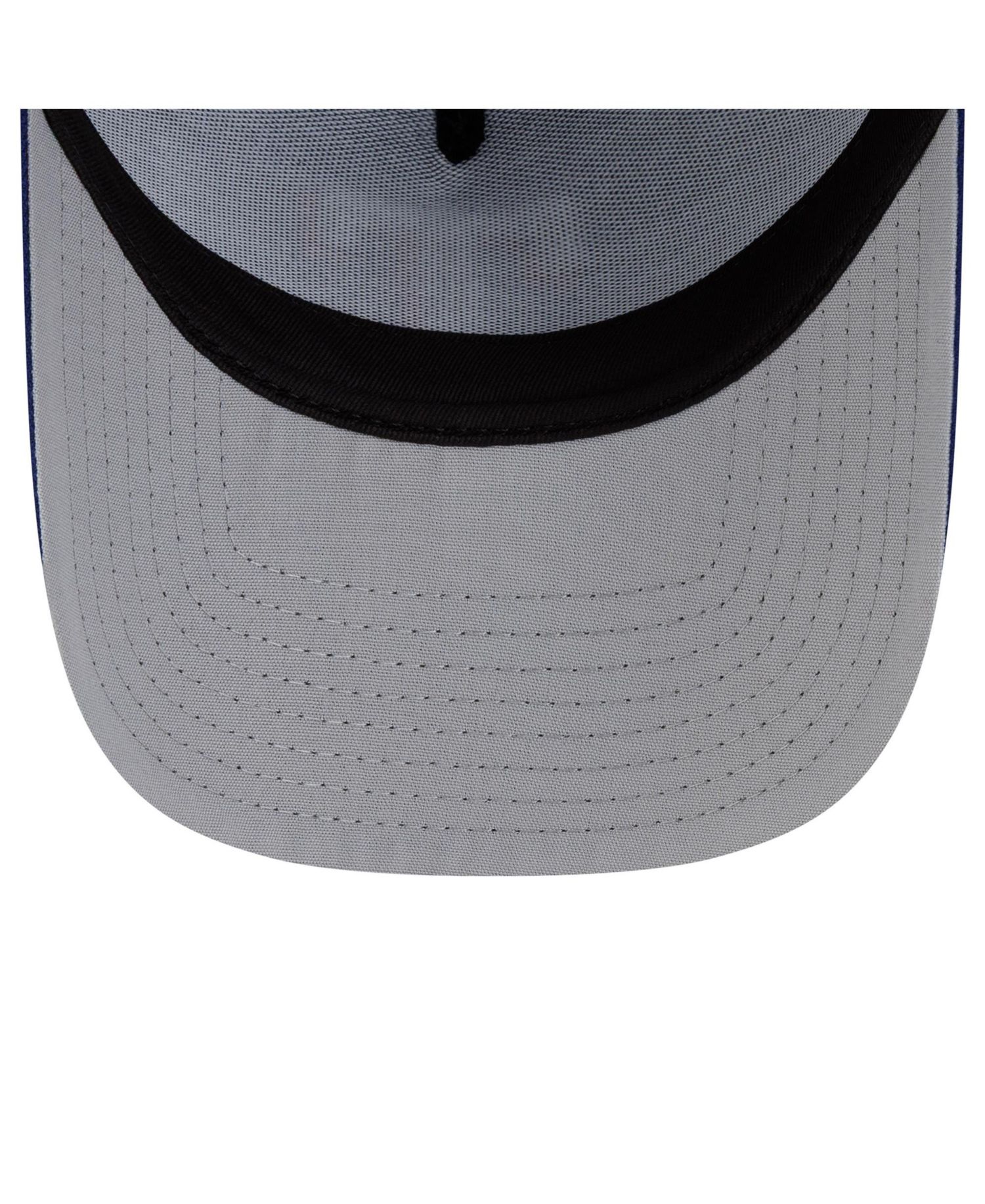 Men's Royal Texas Rangers Side Script 9FORTY A-Frame Trucker Adjustable Hat