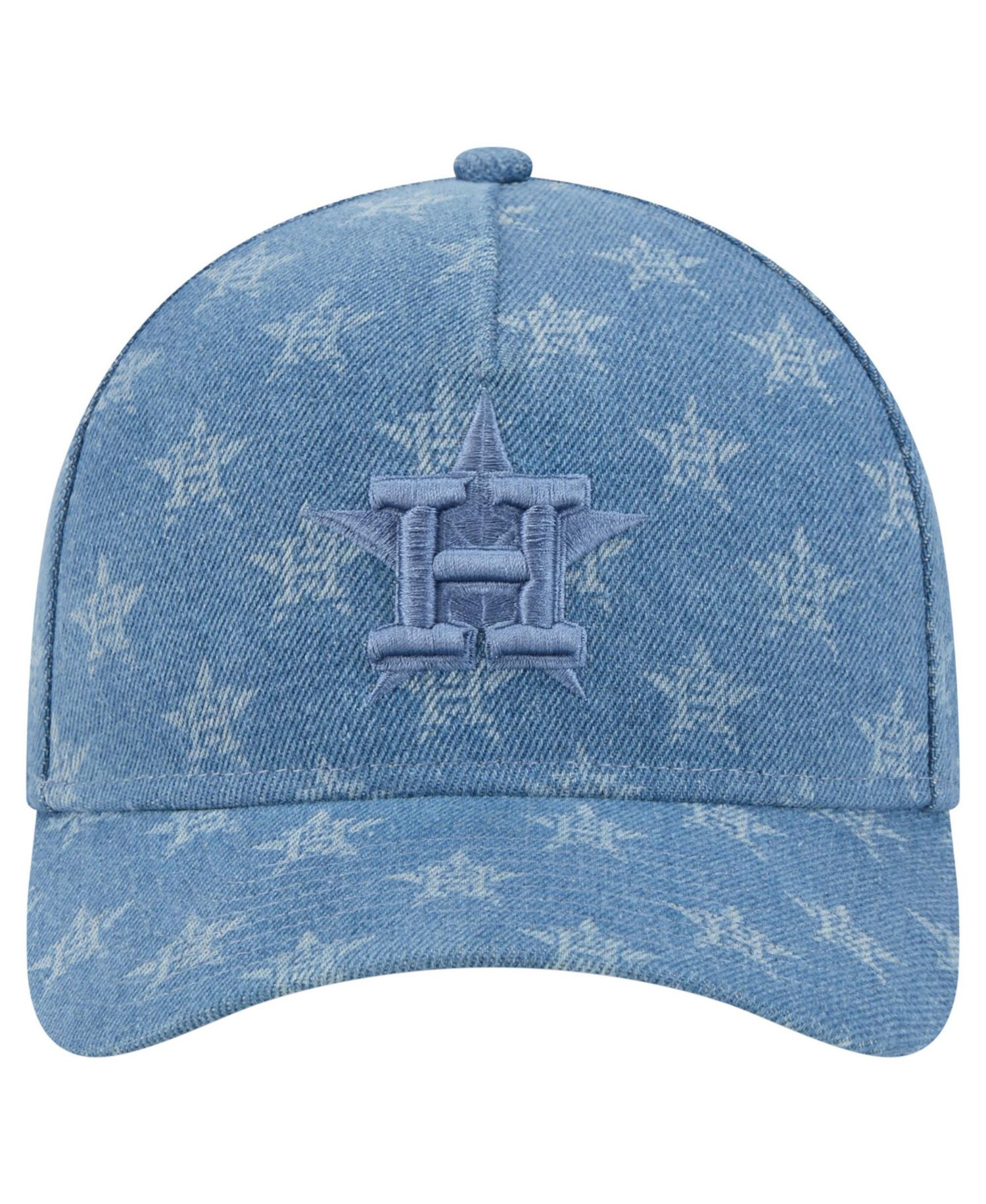 Men's and Women's Denim Houston Astros A-Frame 9FORTY Adjustable Hat