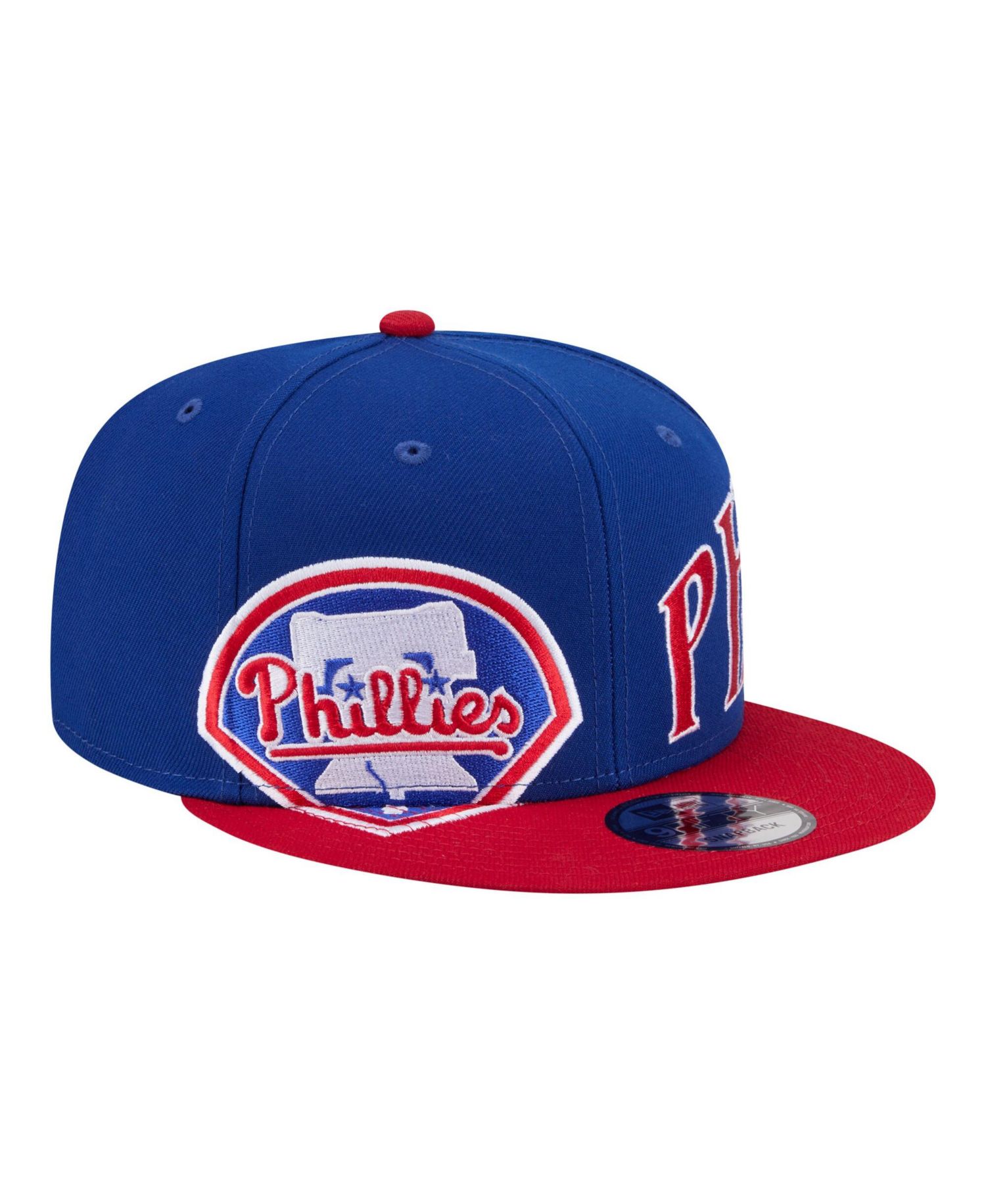 Men's Royal/Red Philadelphia Phillies Stretched Two-Tone 9FIFTY Adjustable Hat