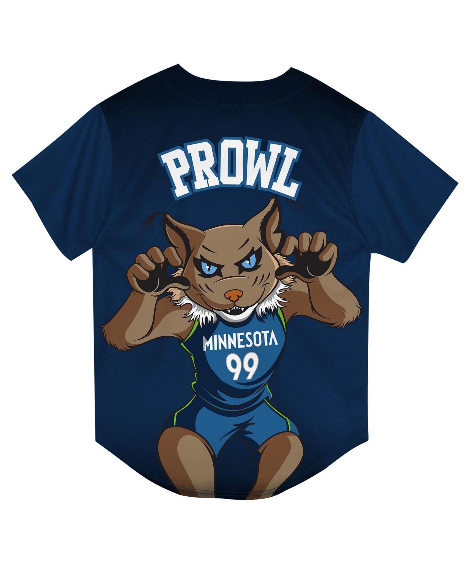 Big Boys and Girls Navy Minnesota Lynx Mascot Friend Mesh Fashion Jersey