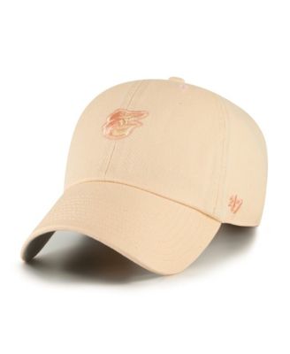 Men's and Women's Orange Baltimore Orioles Pastel Clean Up Adjustable Hat