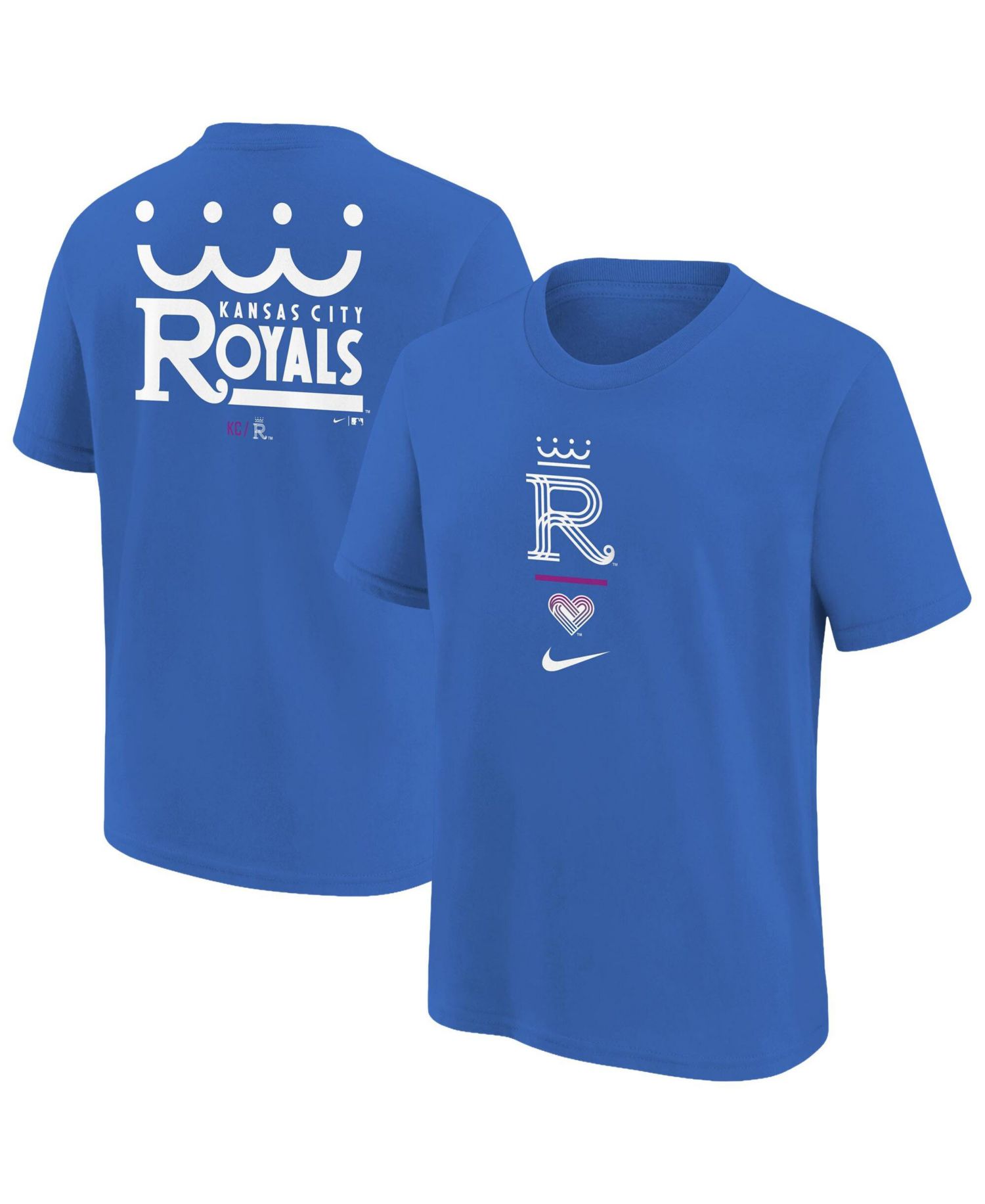 Big Boys and Girls Royal Kansas City Royals 2026 City Connect T-Shirt