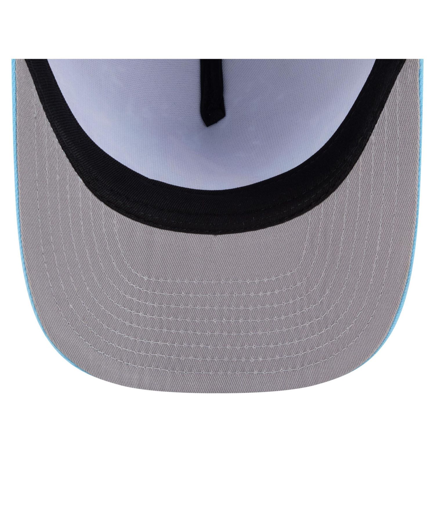 Men's Light Blue Atlanta Braves Deep Water Pre-Curved 9FIFTY A-Frame Snapback Hat