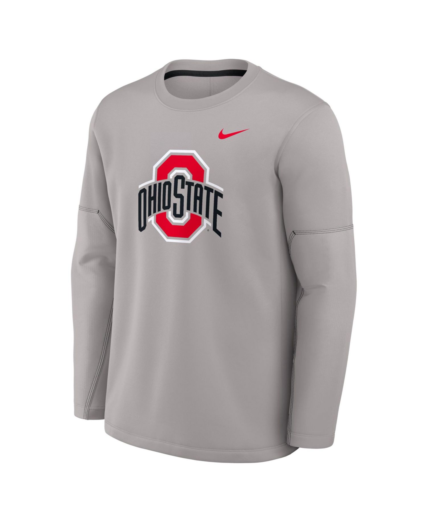 Men's Black Ohio State Buckeyes 2026 Sideline Coaches Therma-FIT Long Sleeve T-Shirt