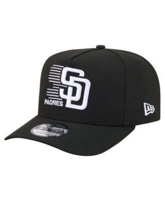 Men's Black San Diego Padres Motion A-Frame 9FIFTY Snapback Hat
