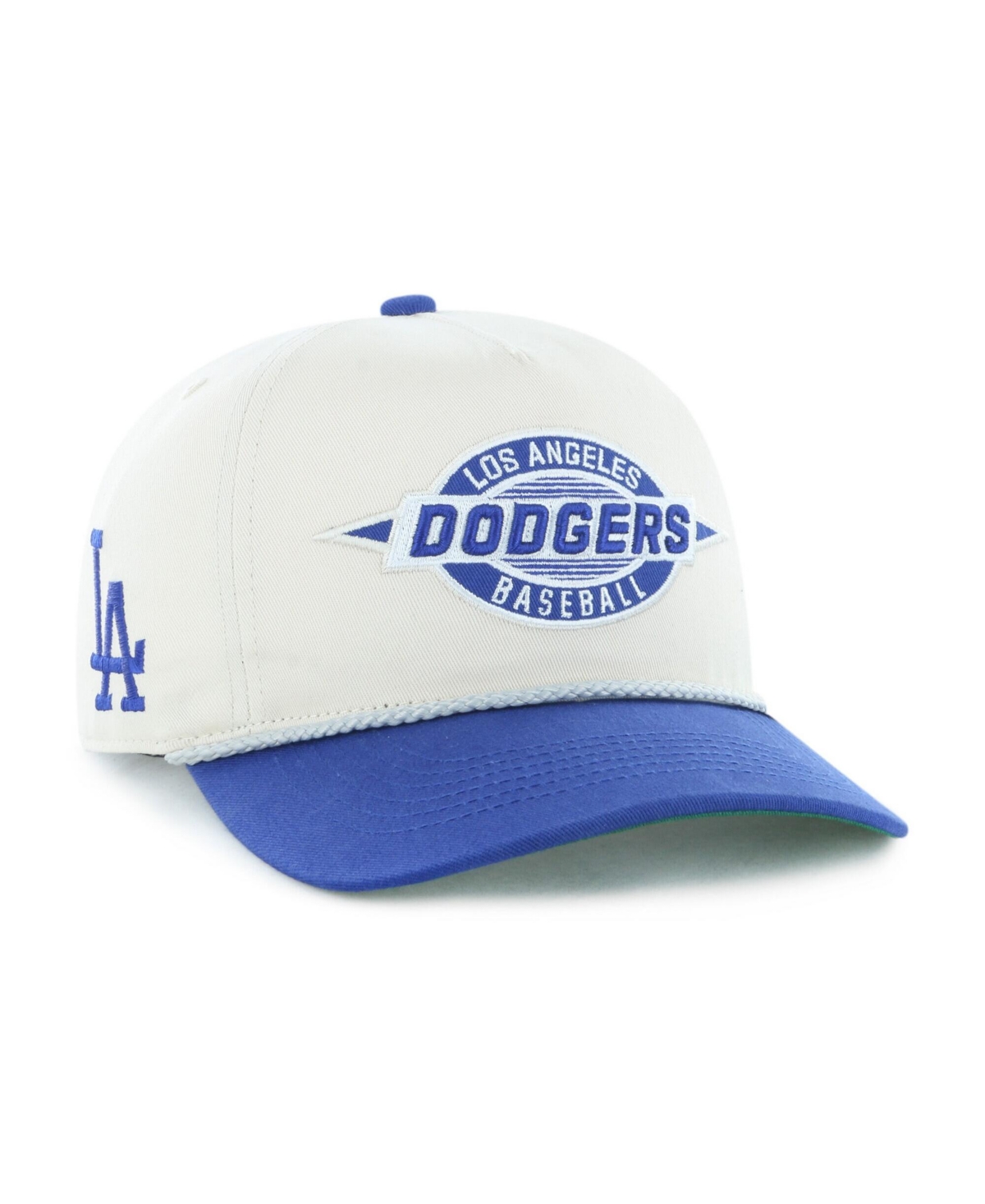 '47 Brand Men's Natural, Royal Los Angeles Dodgers Frame Out Hitch Adjustable Hat