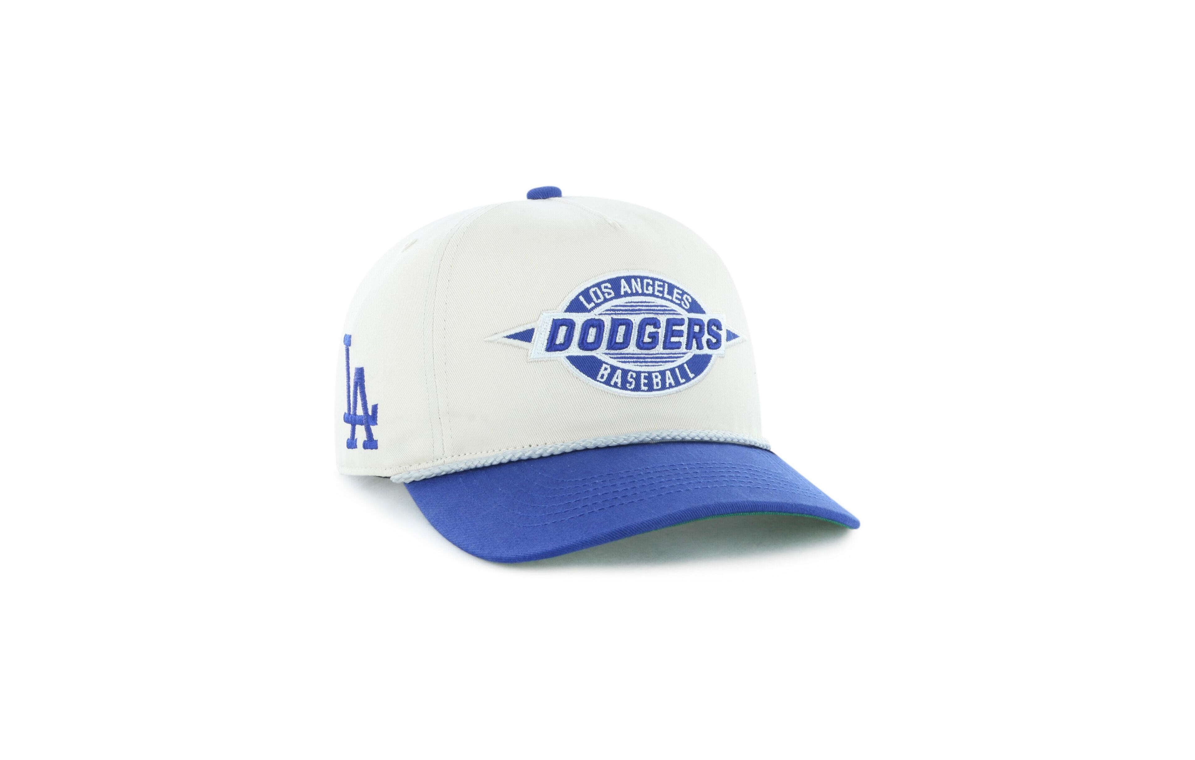 '47 Brand Men's Natural, Royal Los Angeles Dodgers Frame Out Hitch Adjustable Hat