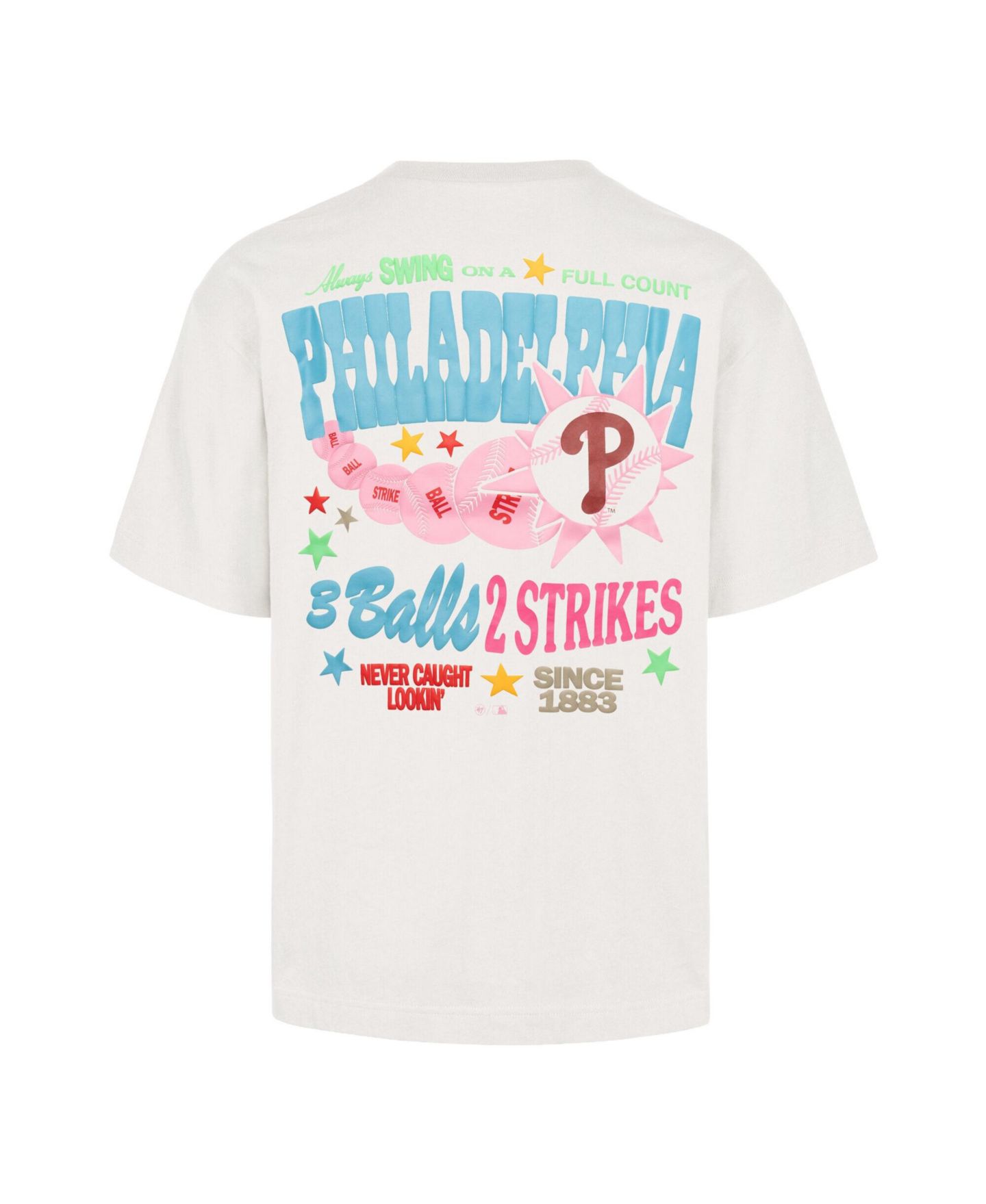 Футболка '47 Brand Cream Philadelphia Phillies Turnpike Chuck Foundation — фото 2