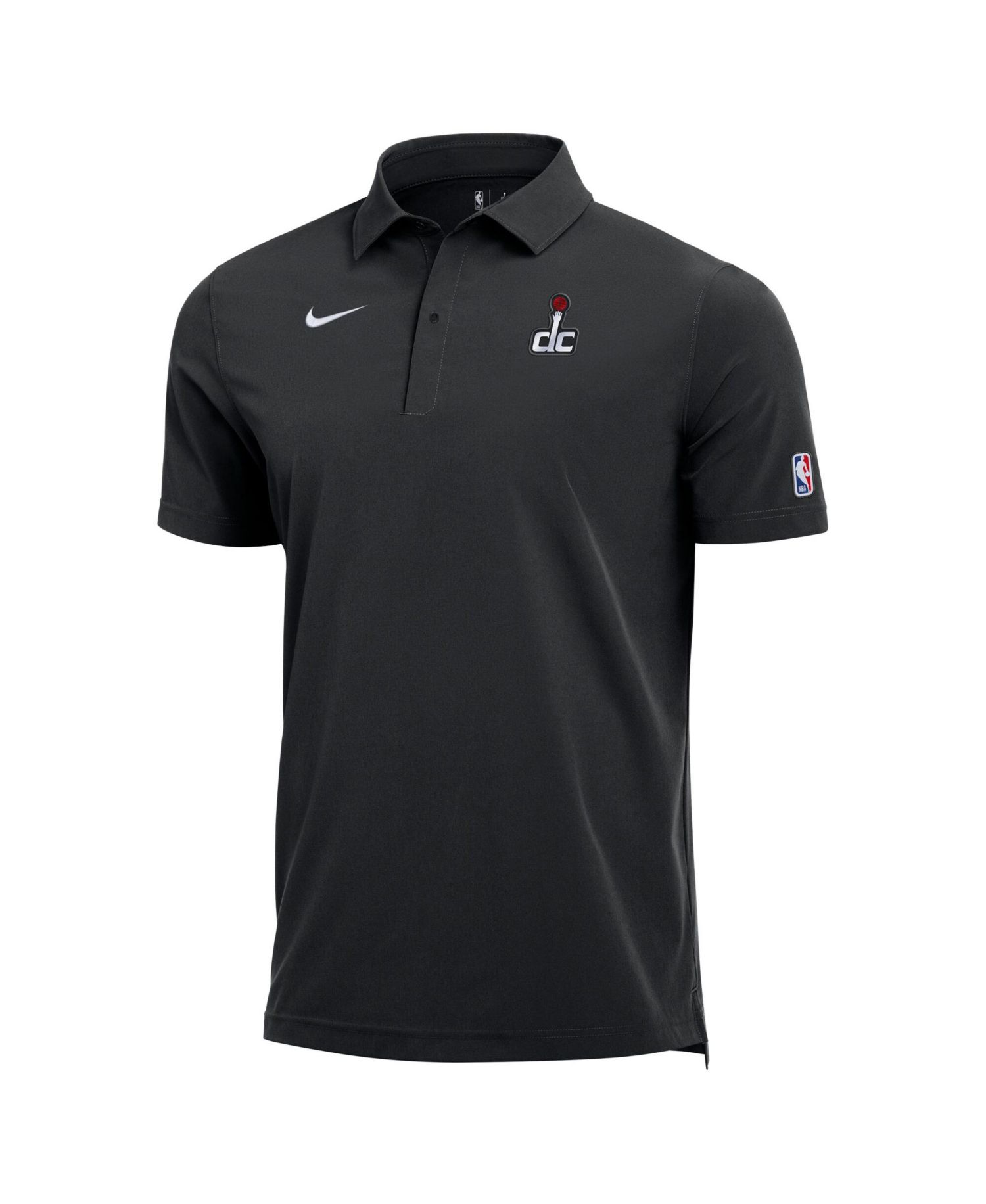 Men's Black Washington Wizards 2025/26 Authentic Dri-FIT Coaches Polo Shirt