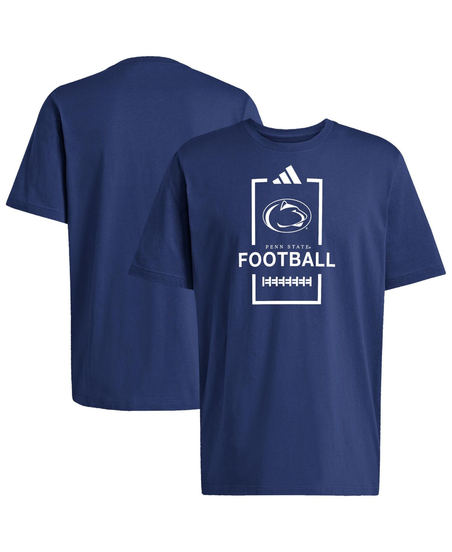 Men's Navy Penn State Nittany Lions Football Cotton T-Shirt