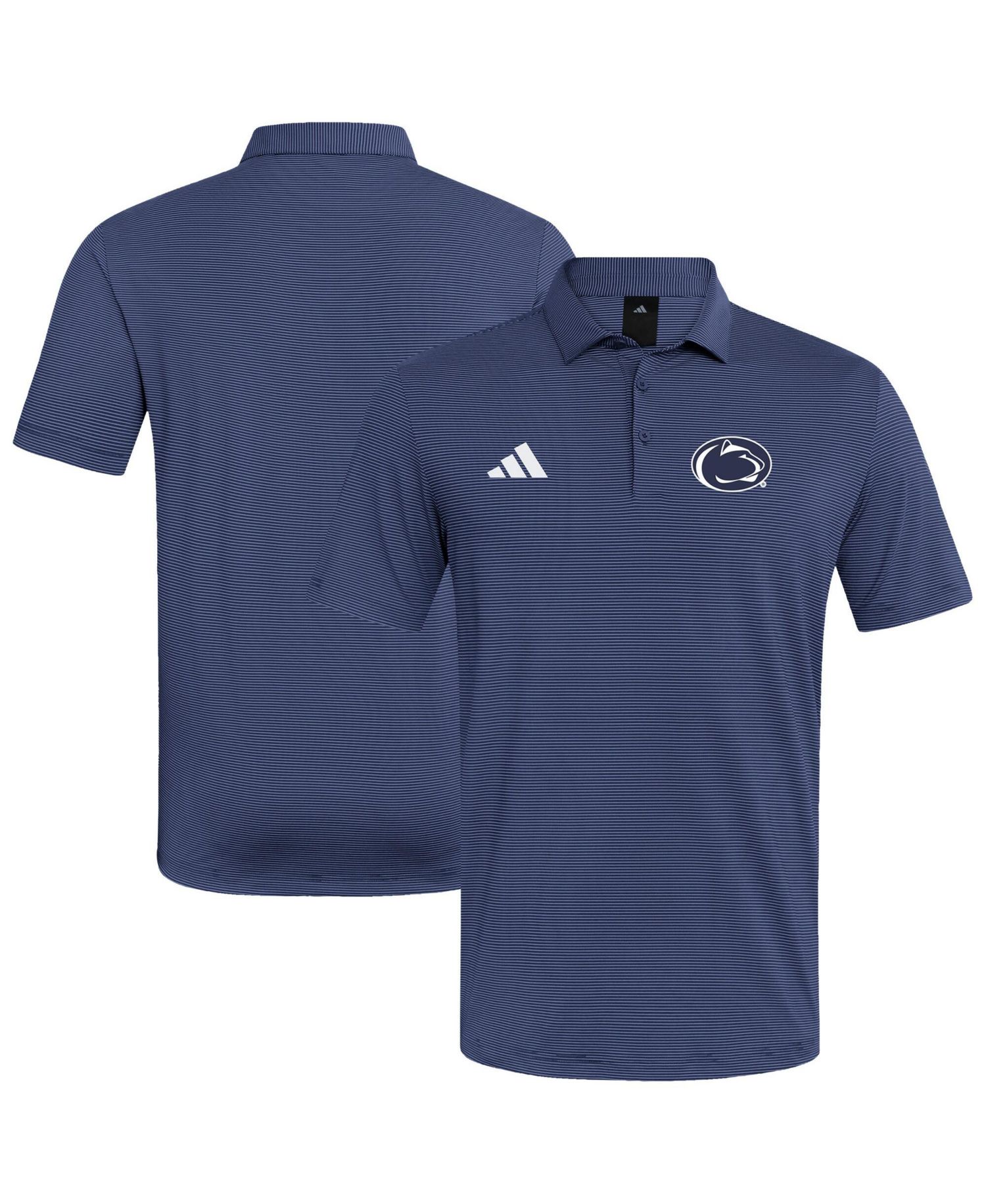 Men's Navy Penn State Nittany Lions Ultimate365 Stripe Polo Shirt