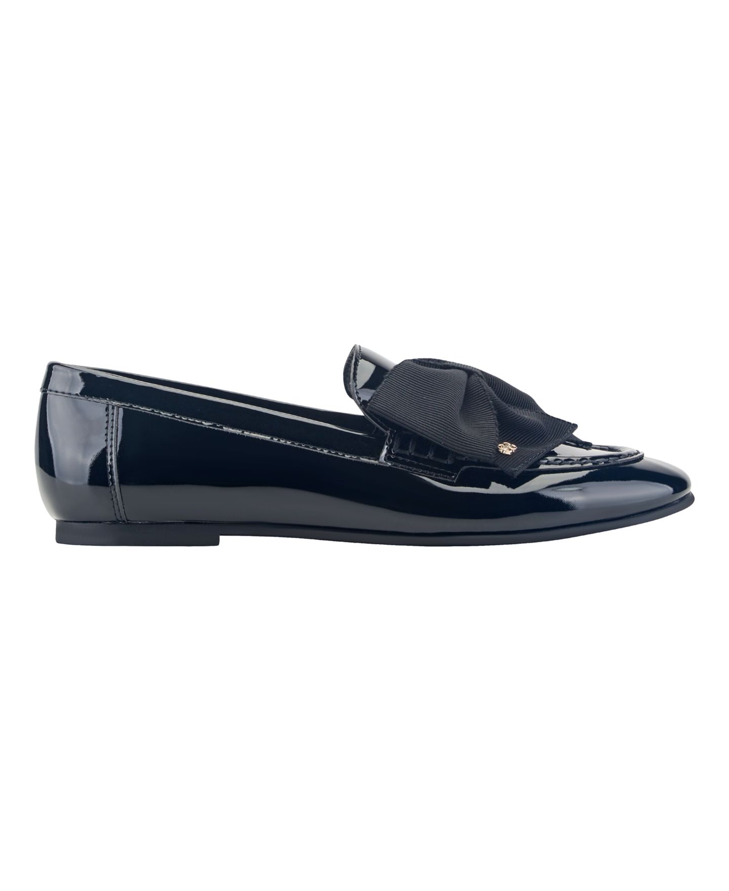 Женские туфли Bandolino Dreem Bow Slip-On Dress Loafers, цвет: Чёрный лаковый — фото 2