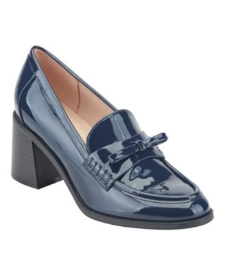 Women's Kaynei Bow Block Heel Loafers