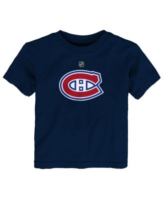 Baby Boys and Girls Navy Montreal Canadiens Primary Logo T-Shirt