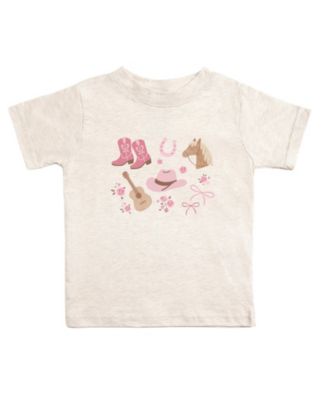 Baby Girls 12M-24M Western Girlie Short Sleeve T-Shirt