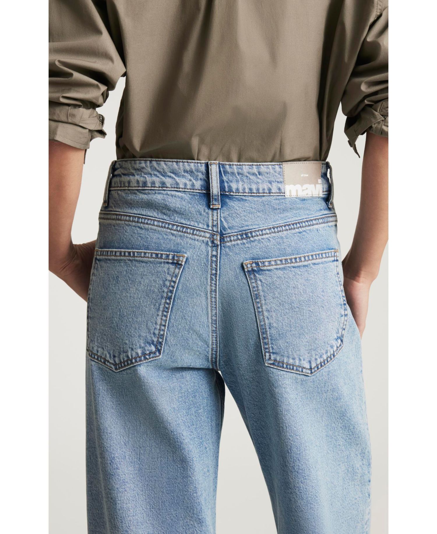 Women's Florida Mid Rise Wide Leg Jeans