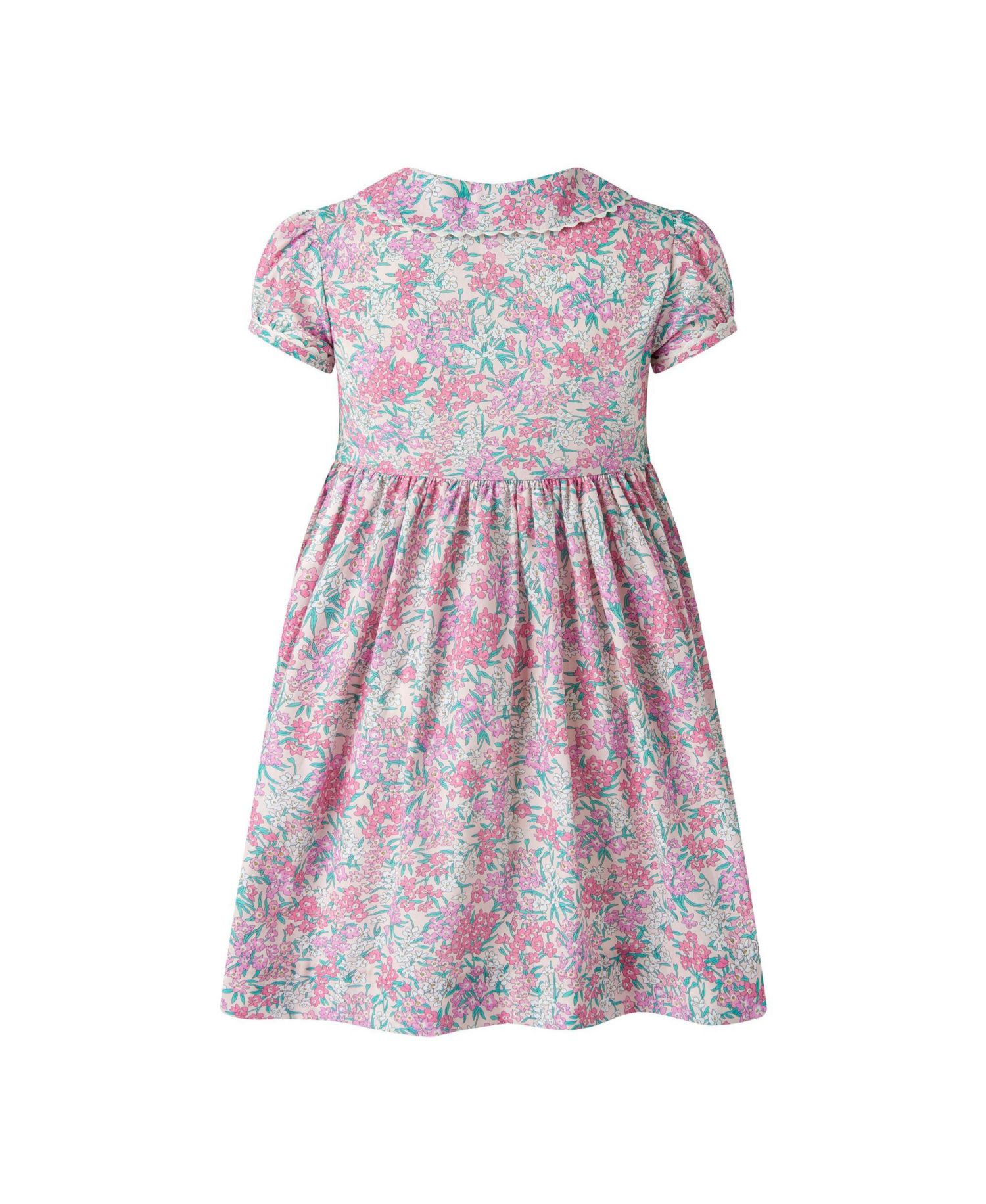 Girl's 2T-10 Floral Button-front Dress