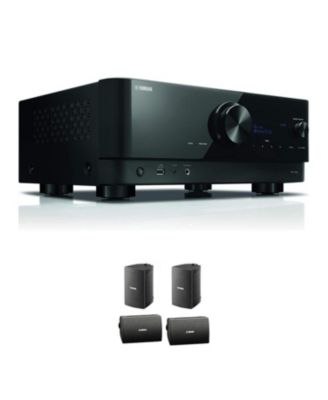 RX-V6A 7.2-Channel 100W Dolby Atmos AV Receiver with 4 Outdoor Speakers