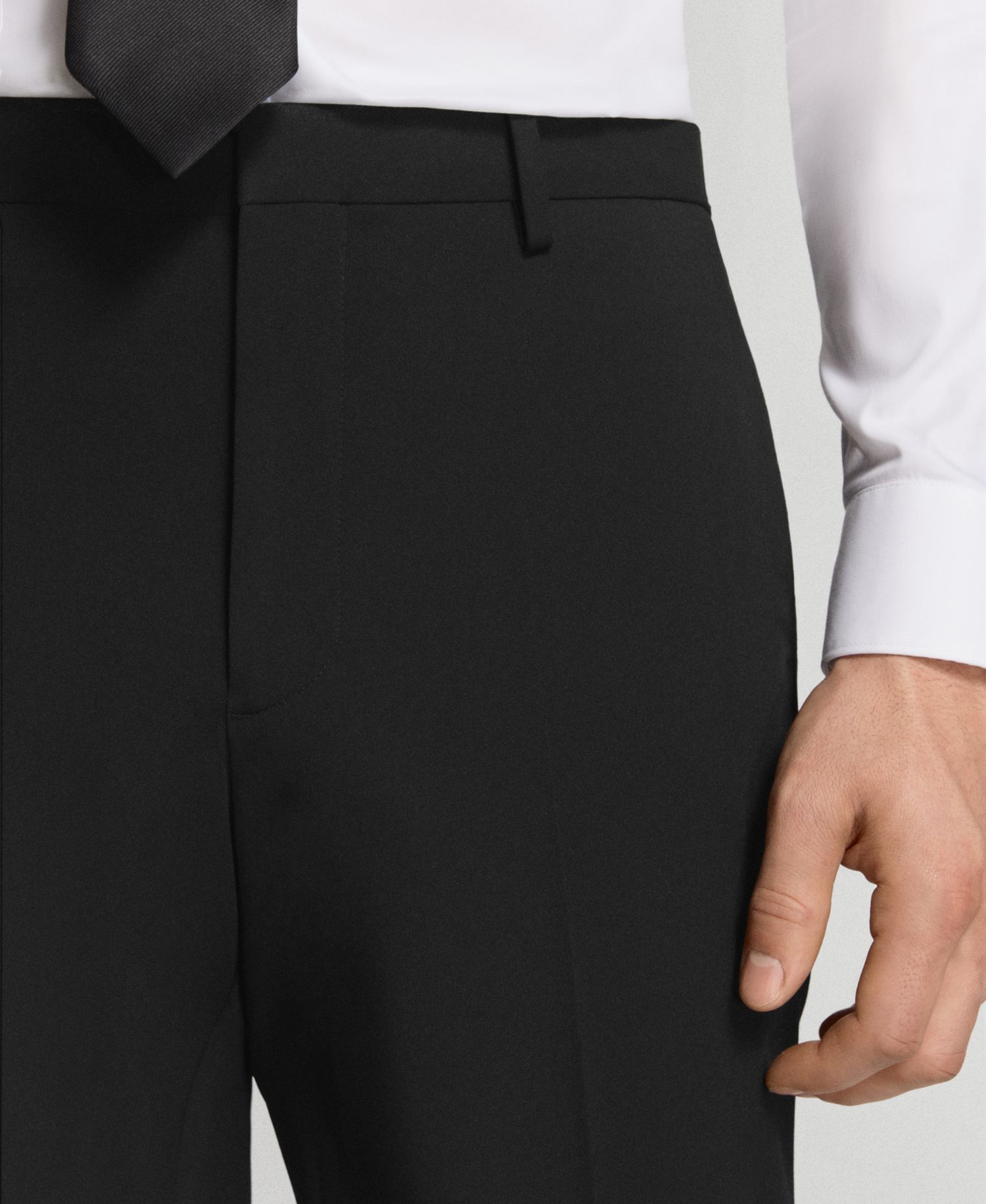 Men's Stretch Fabric Super Slim-Fit Suit Pants