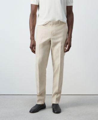 Men's Amalfi Linen Slim-Fit Suit Pants