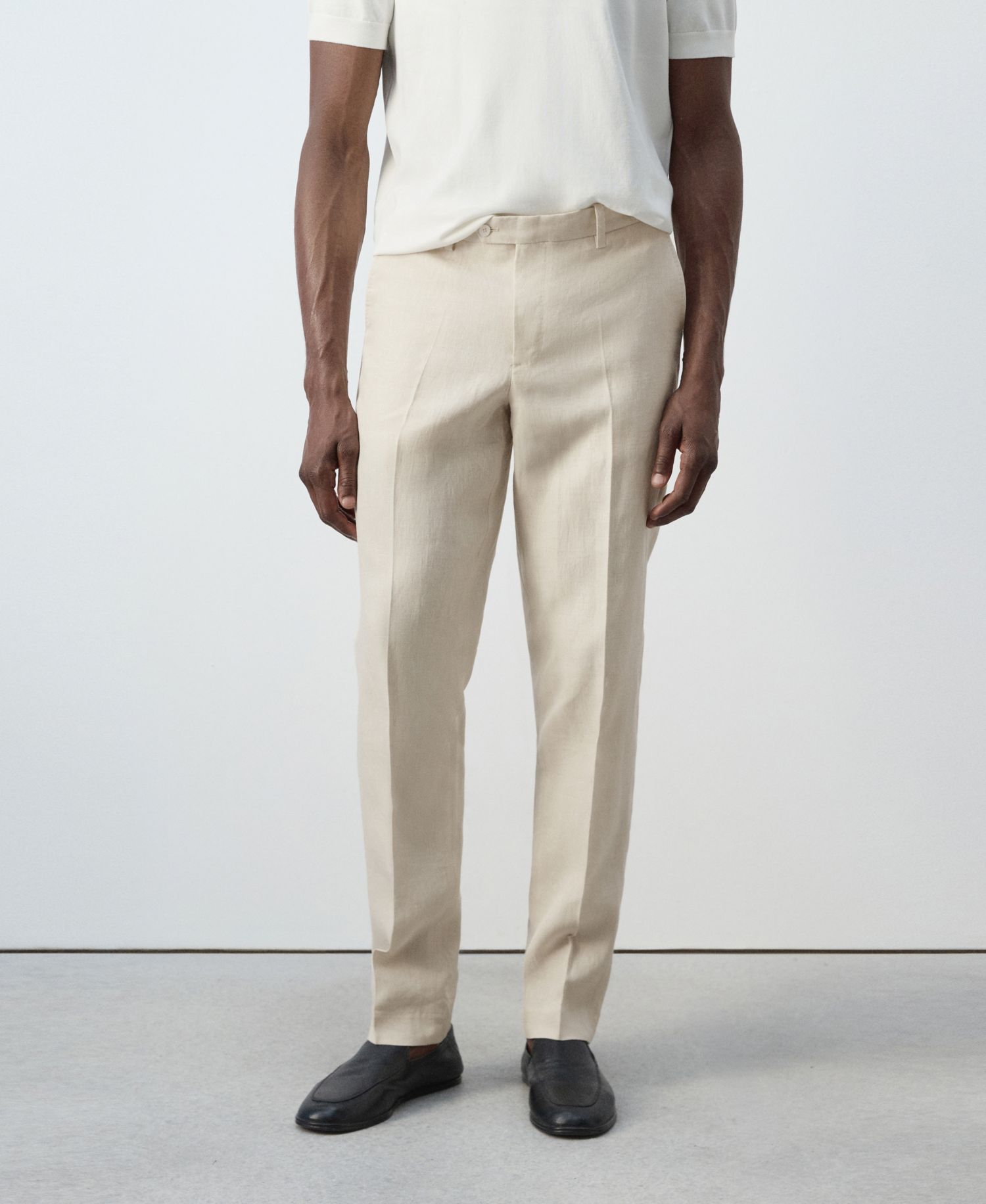 Men's Amalfi Linen Slim-Fit Suit Pants
