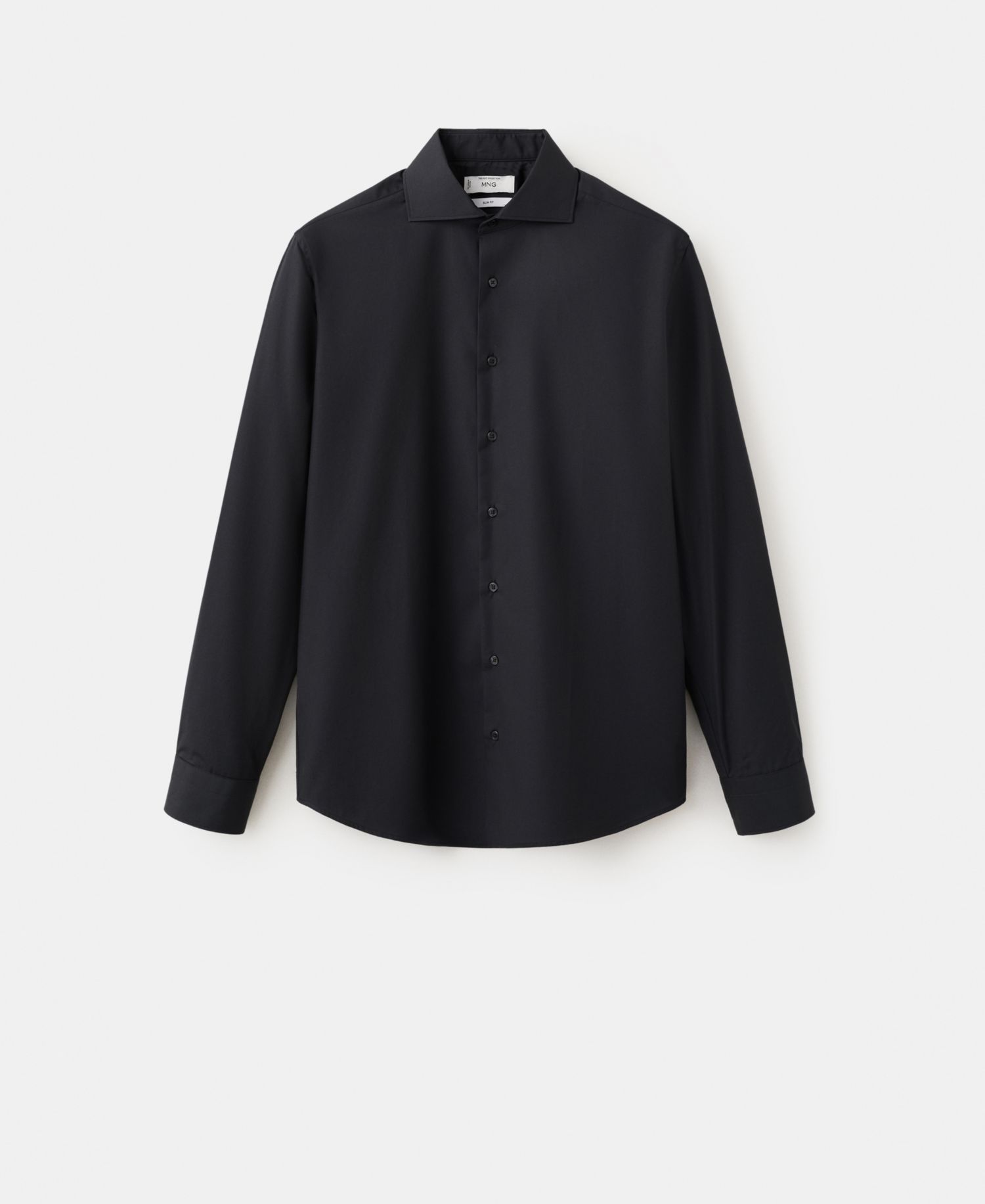 Men's Slim-Fit Cotton Poplin Dress Shirt