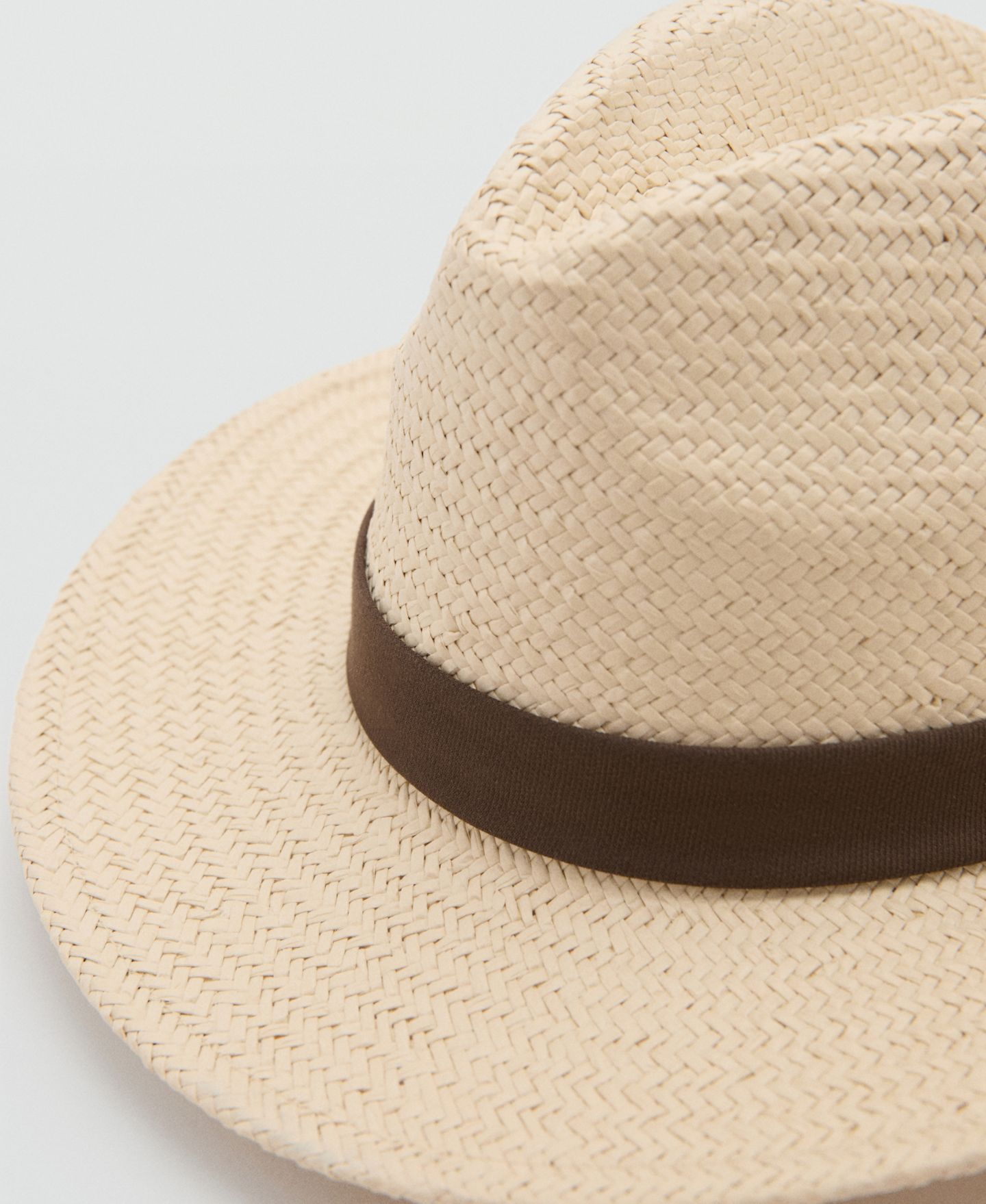 Мужской головной убор Mango Natural Fiber Bow Hat, цвет: Экрю — фото 3