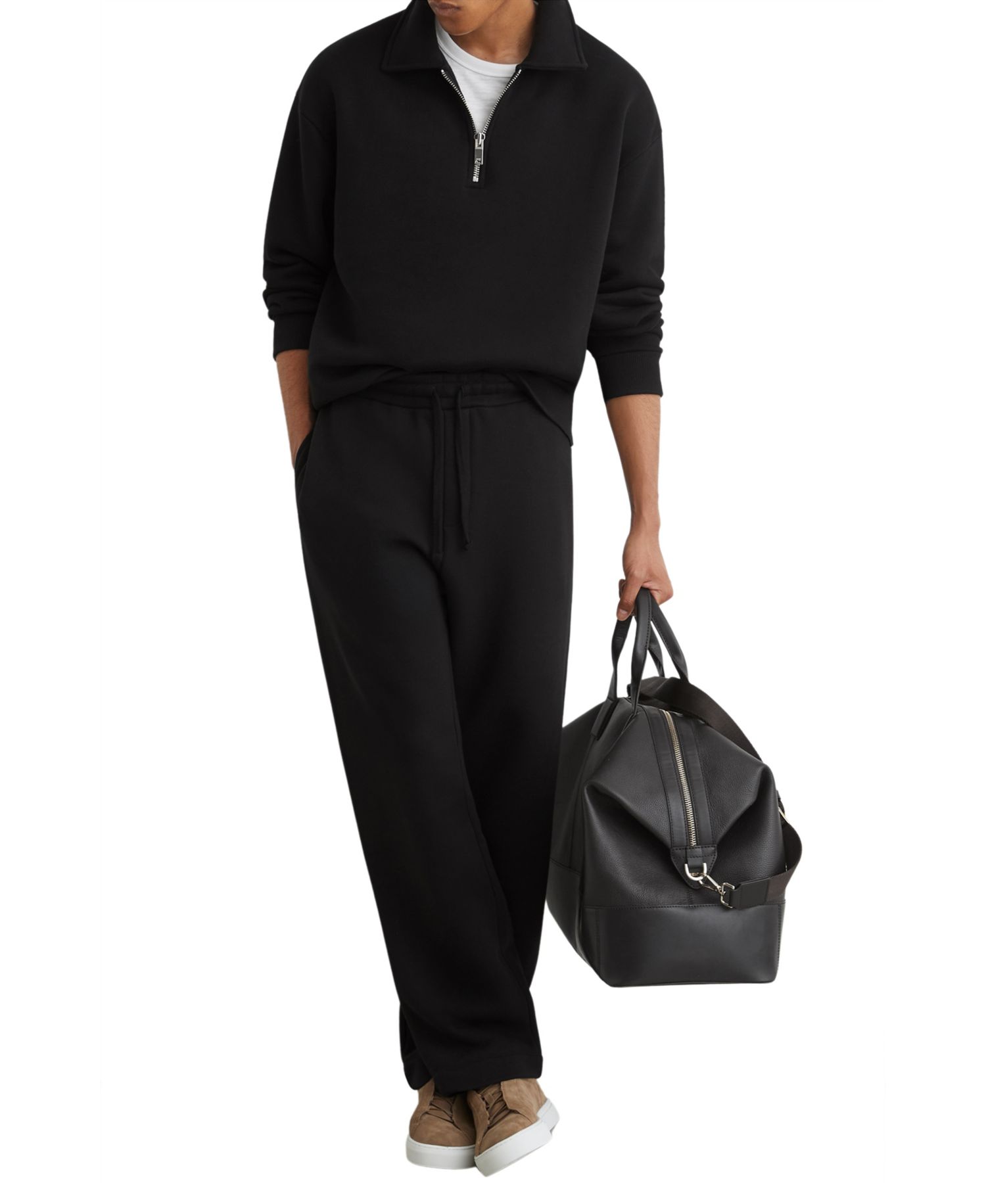 Men's Kurwin Cotton Heavyweight Half-Zip Sweatshirt