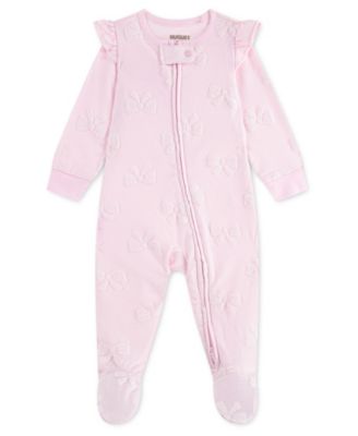 Baby Girls' Babywear Long-Sleeve Footed Coverall