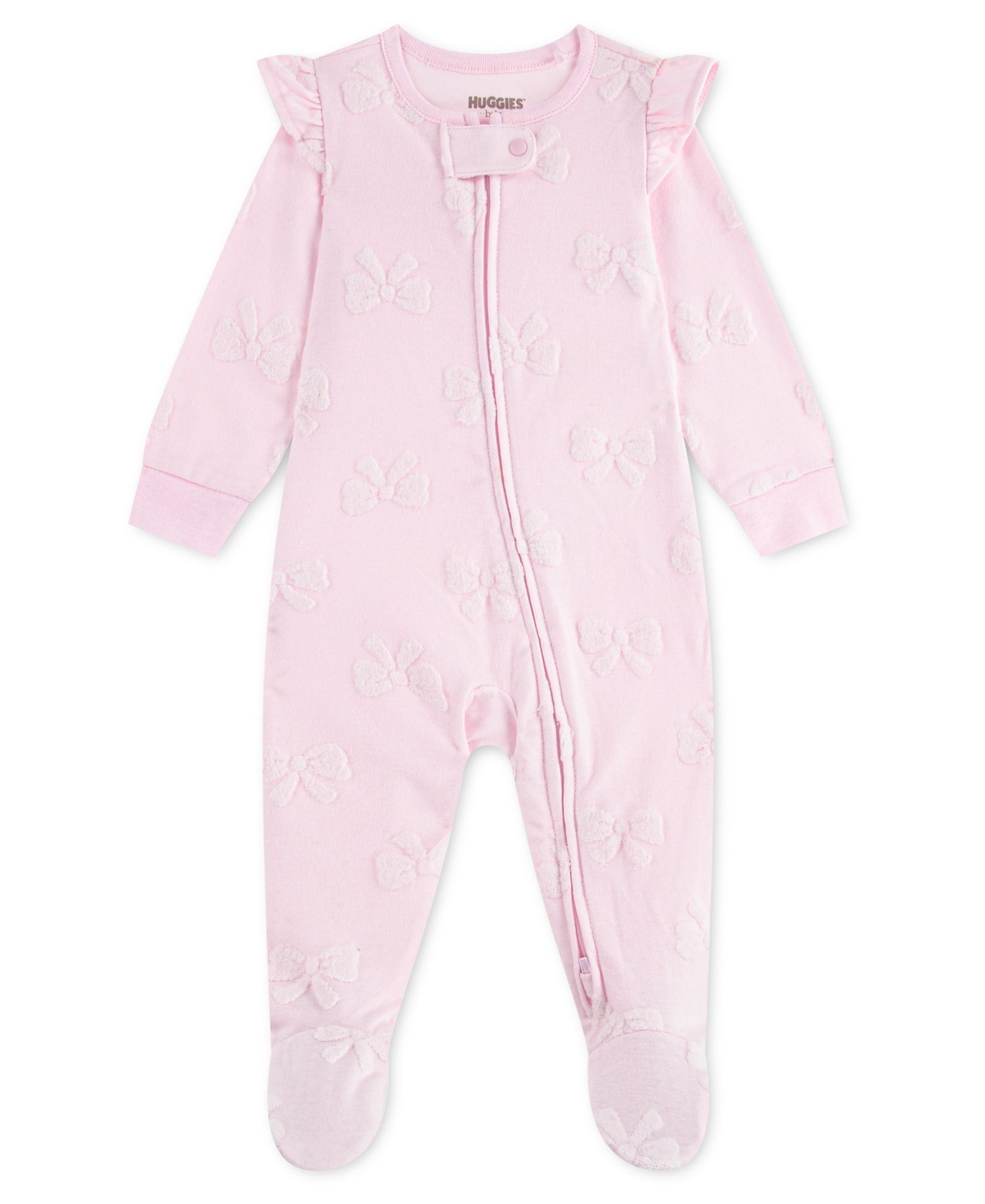 Baby Girls' Babywear Long-Sleeve Footed Coverall