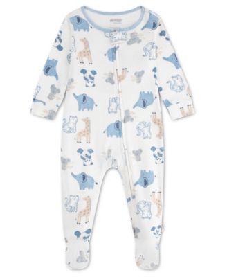 Baby Boys' Babywear Long-Sleeve Footed Coverall