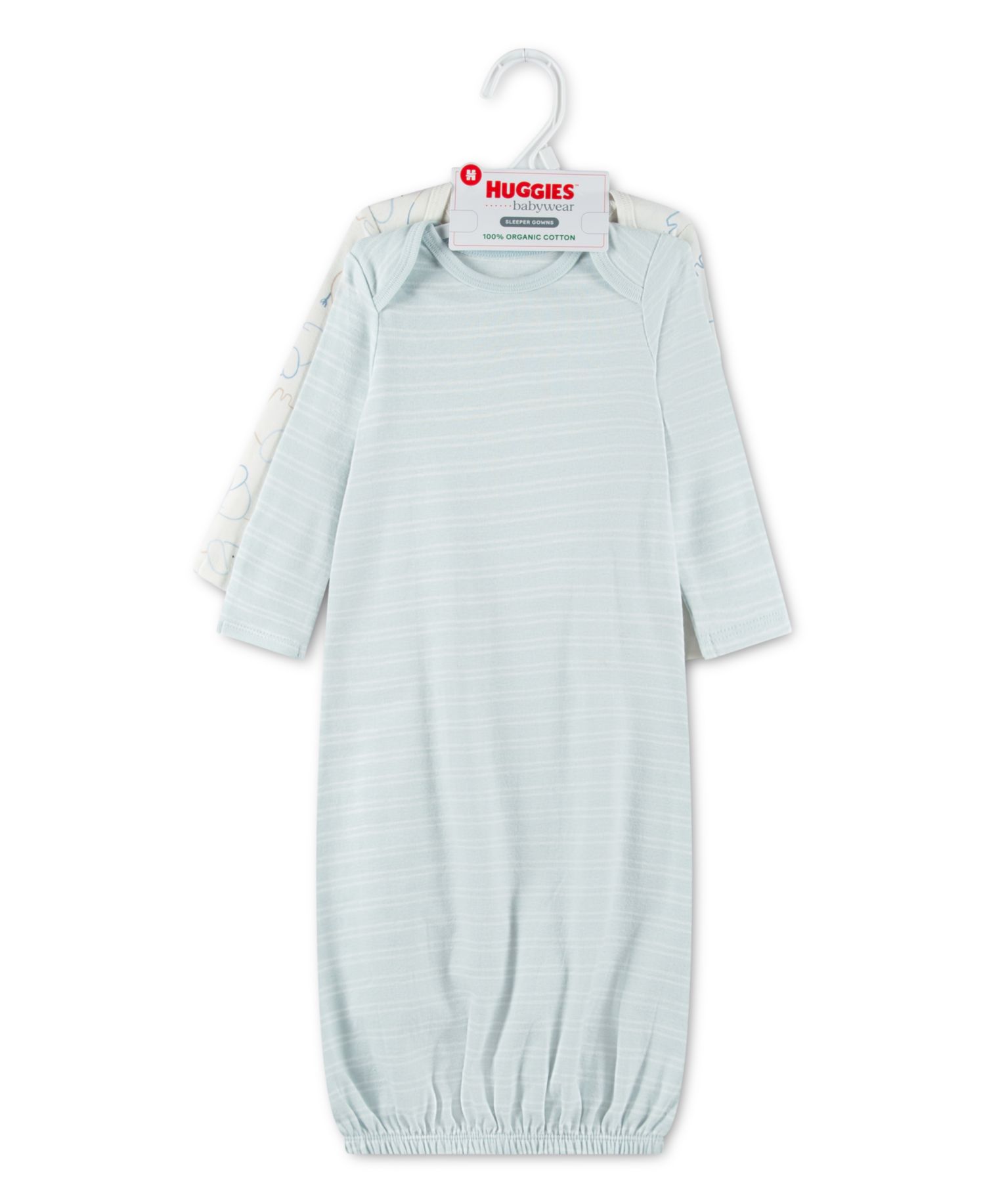 Baby Boys' Babywear Long-Sleeve Gowns, 2-Pack