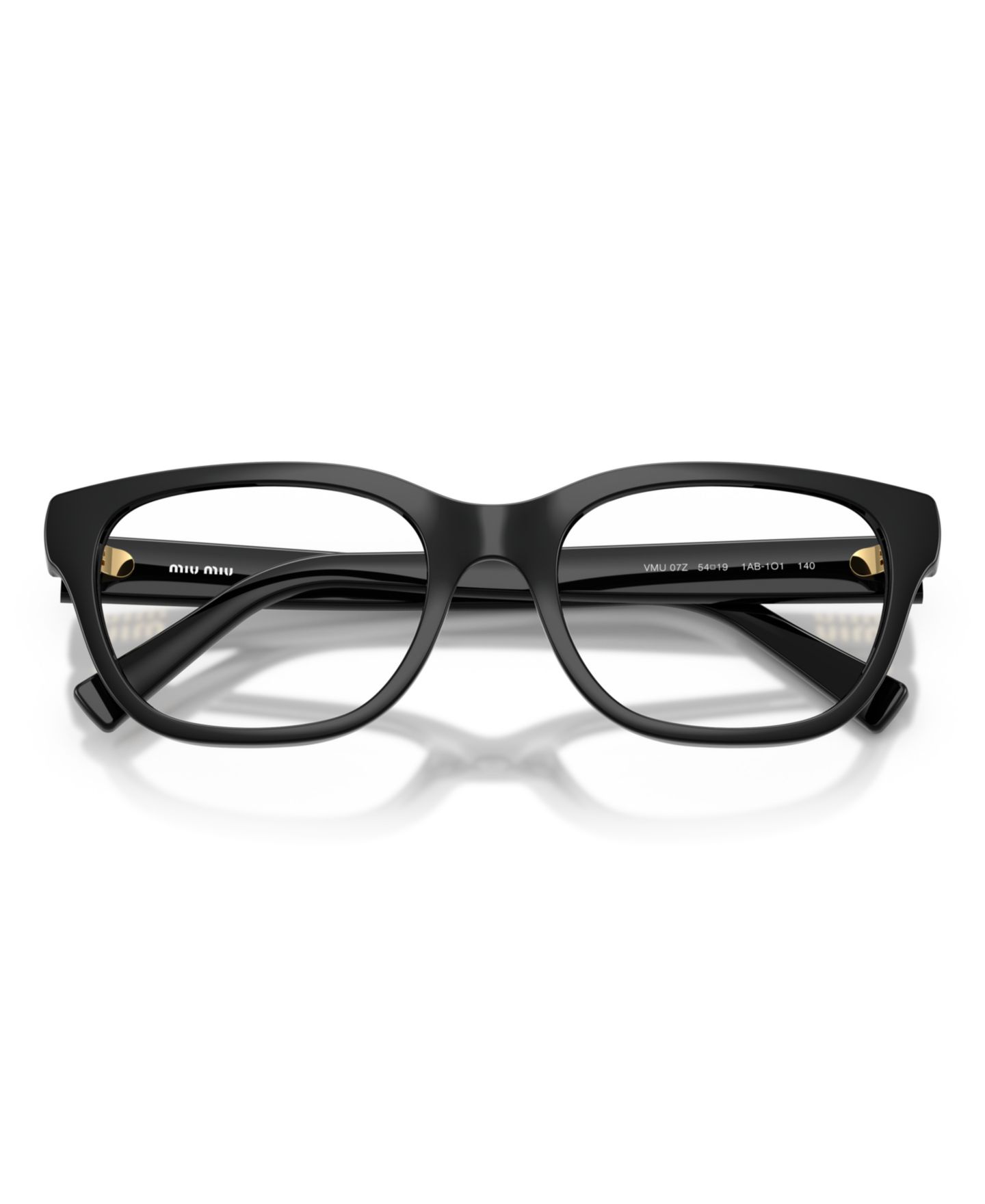 Женские очки MIU MIU Eyeglasses, MU 07ZV, цвет: Чёрный — фото 5