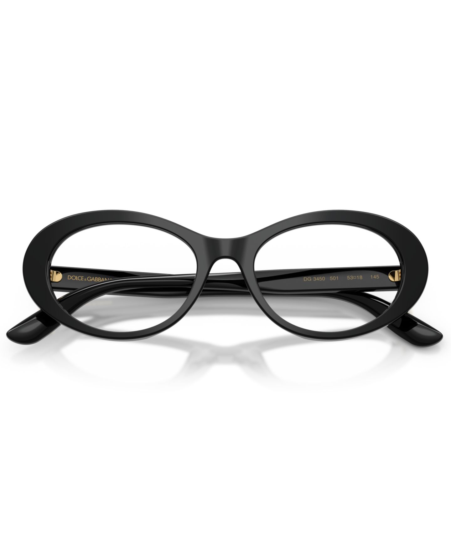 Женские очки Dolce&Gabbana Eyeglasses, DG3450, цвет: Чёрный — фото 5