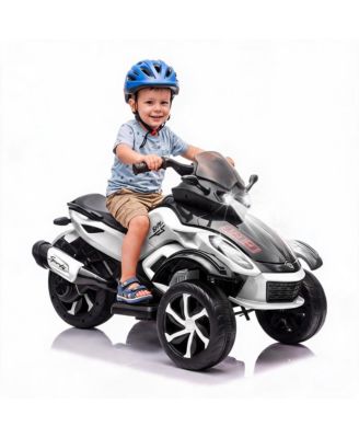 Dual Motor Electric Ride-On Car - Up to 4 MPH, Music and Colorful Lights, 66 lbs Capacity, Outdoor Vehicle Toy for Ages 3-6