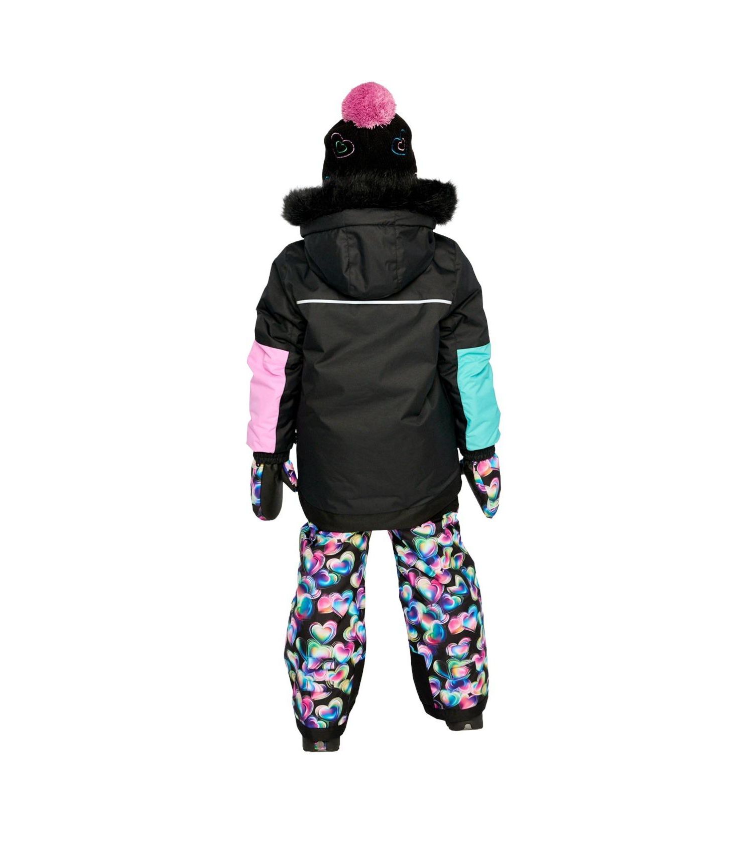 Little and Big Girl (6 -14) Two-Piece Play Snowsuit