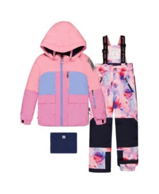 Little and Big Girl (6 - 14) Two-Piece Play Snowsuit
