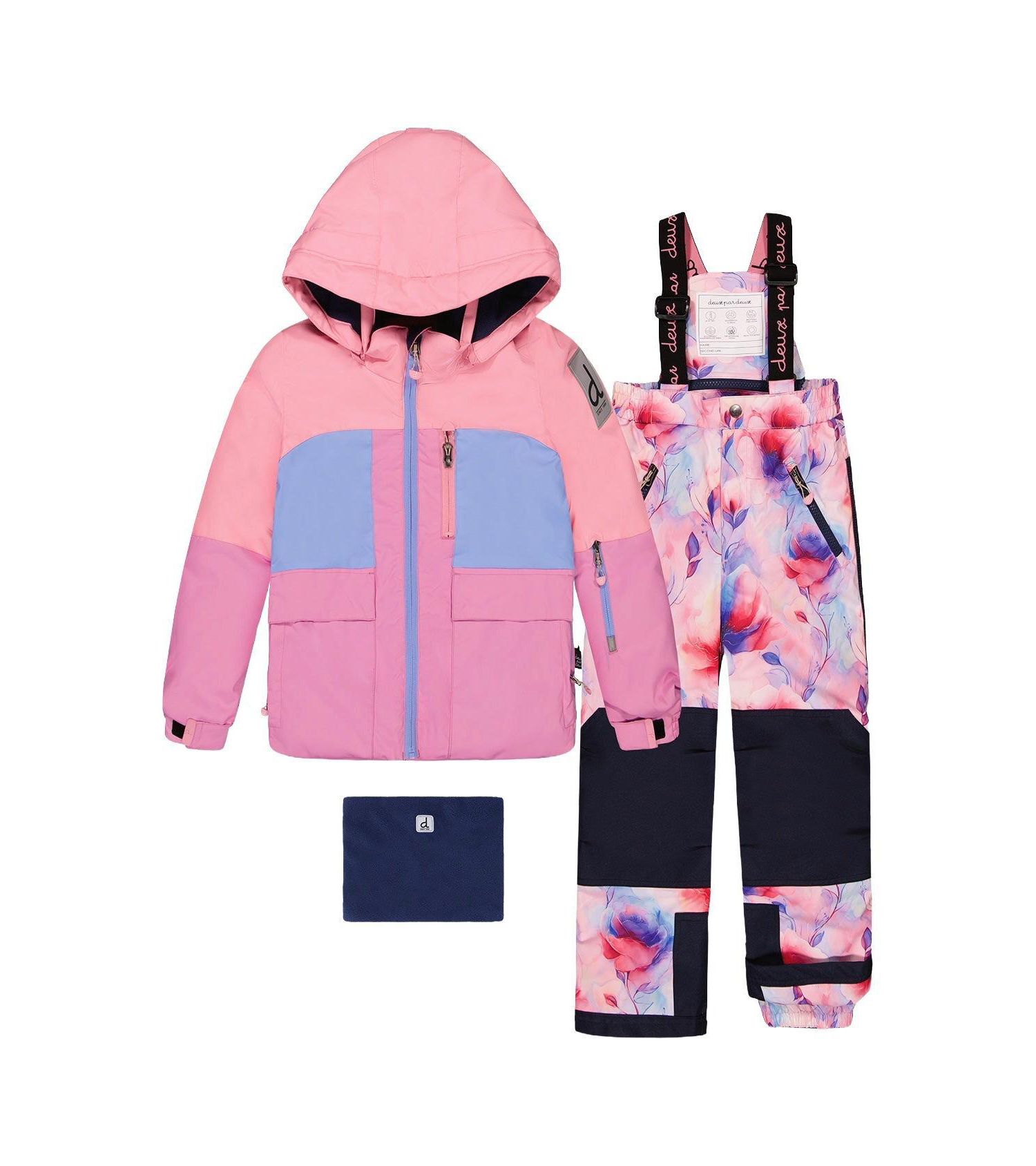 Little and Big Girl (6 - 14) Two-Piece Play Snowsuit